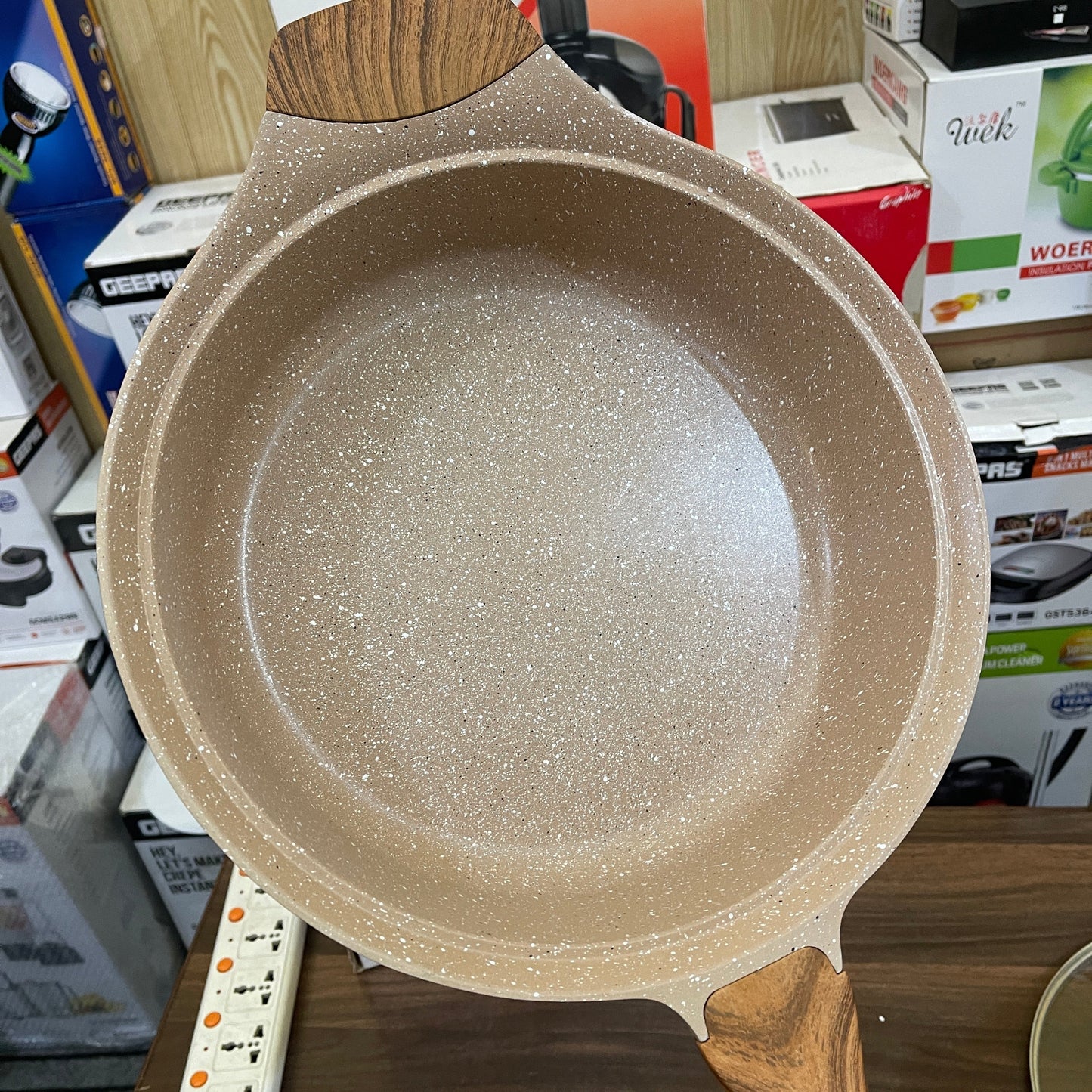 German Lot Imported Bakhschie 28cm Cooking fry pan with Glass Lid