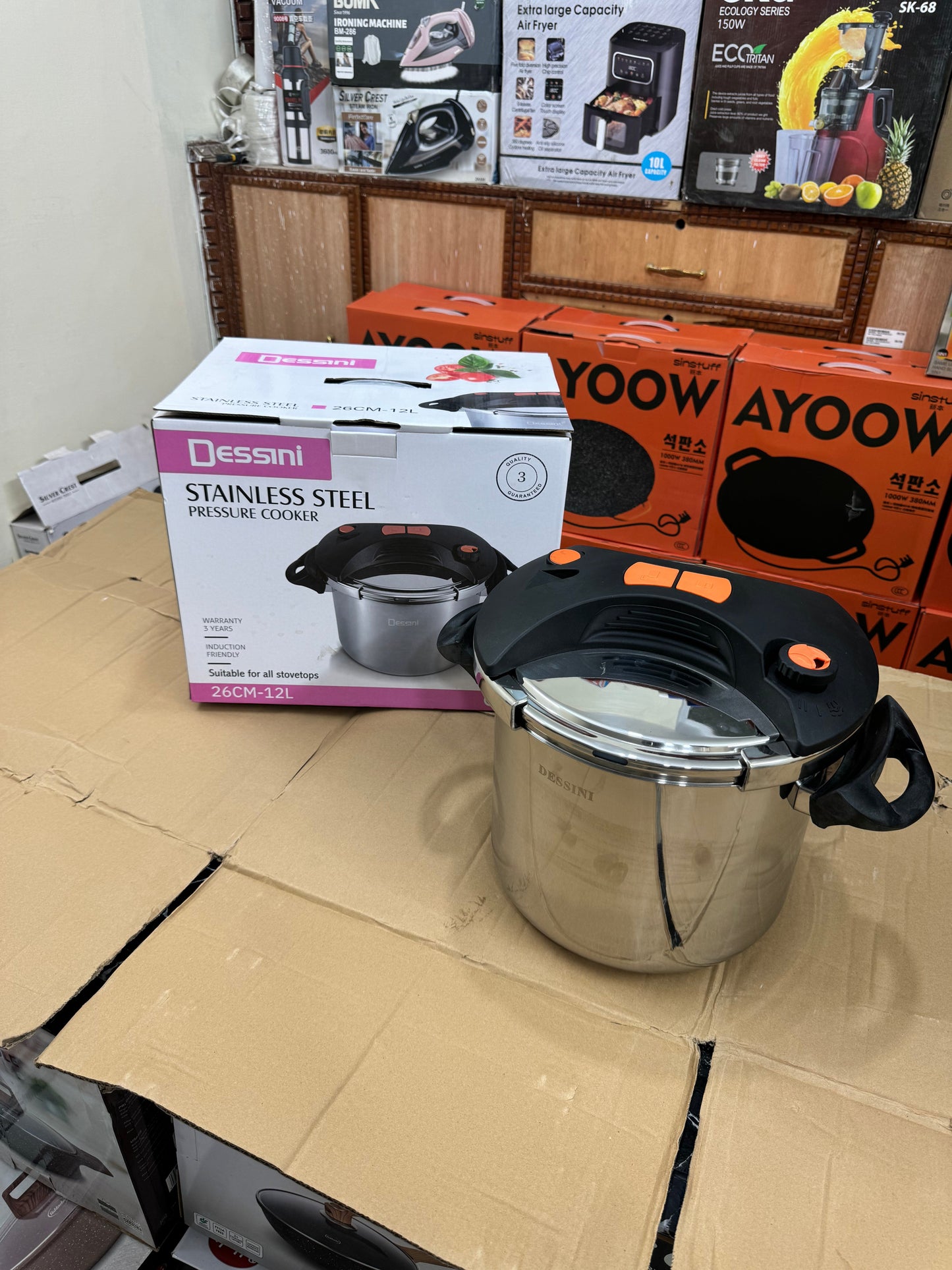 Italy Dessini 12 litter pressure cooker