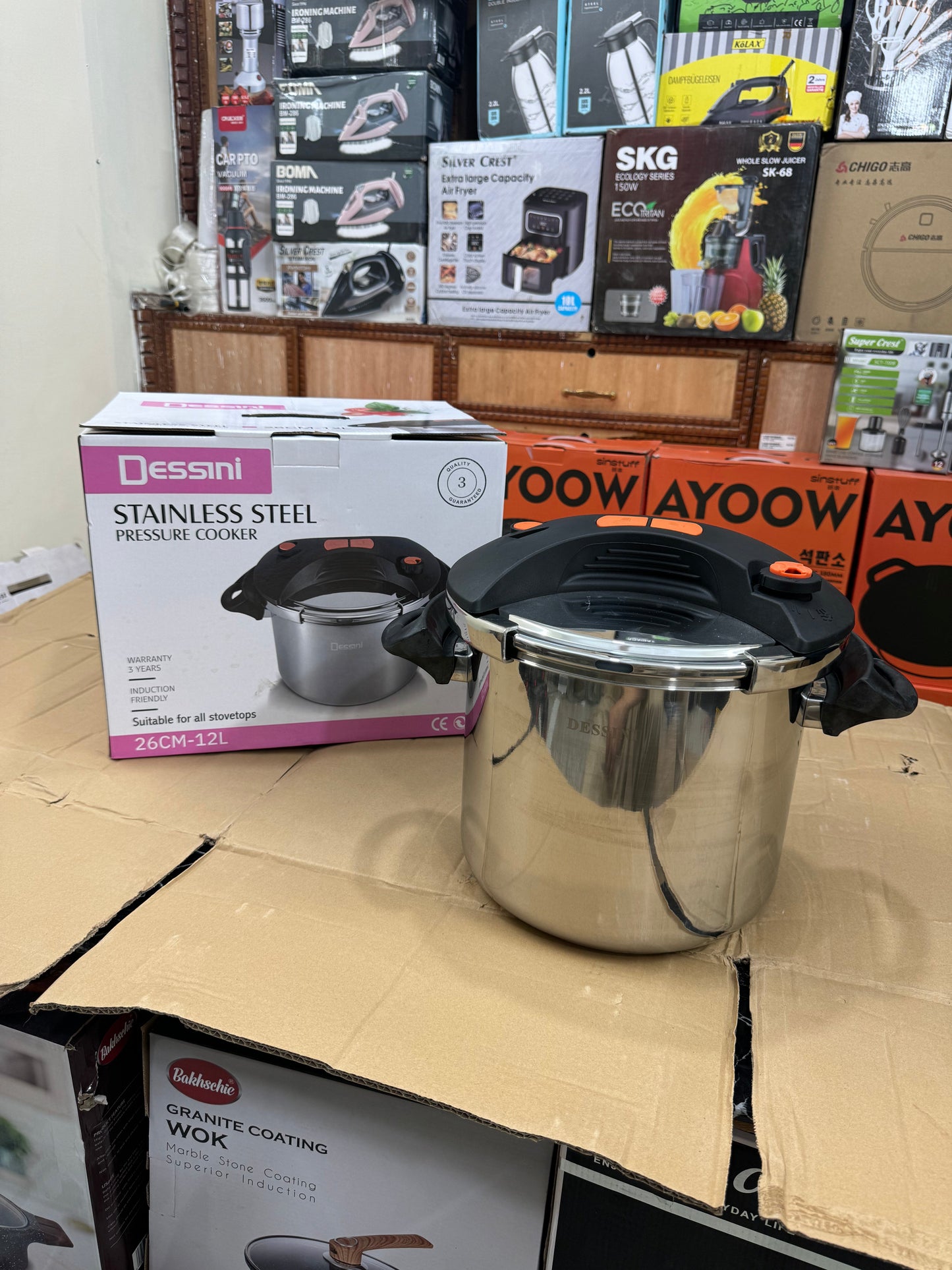 Italy Dessini 12 litter pressure cooker