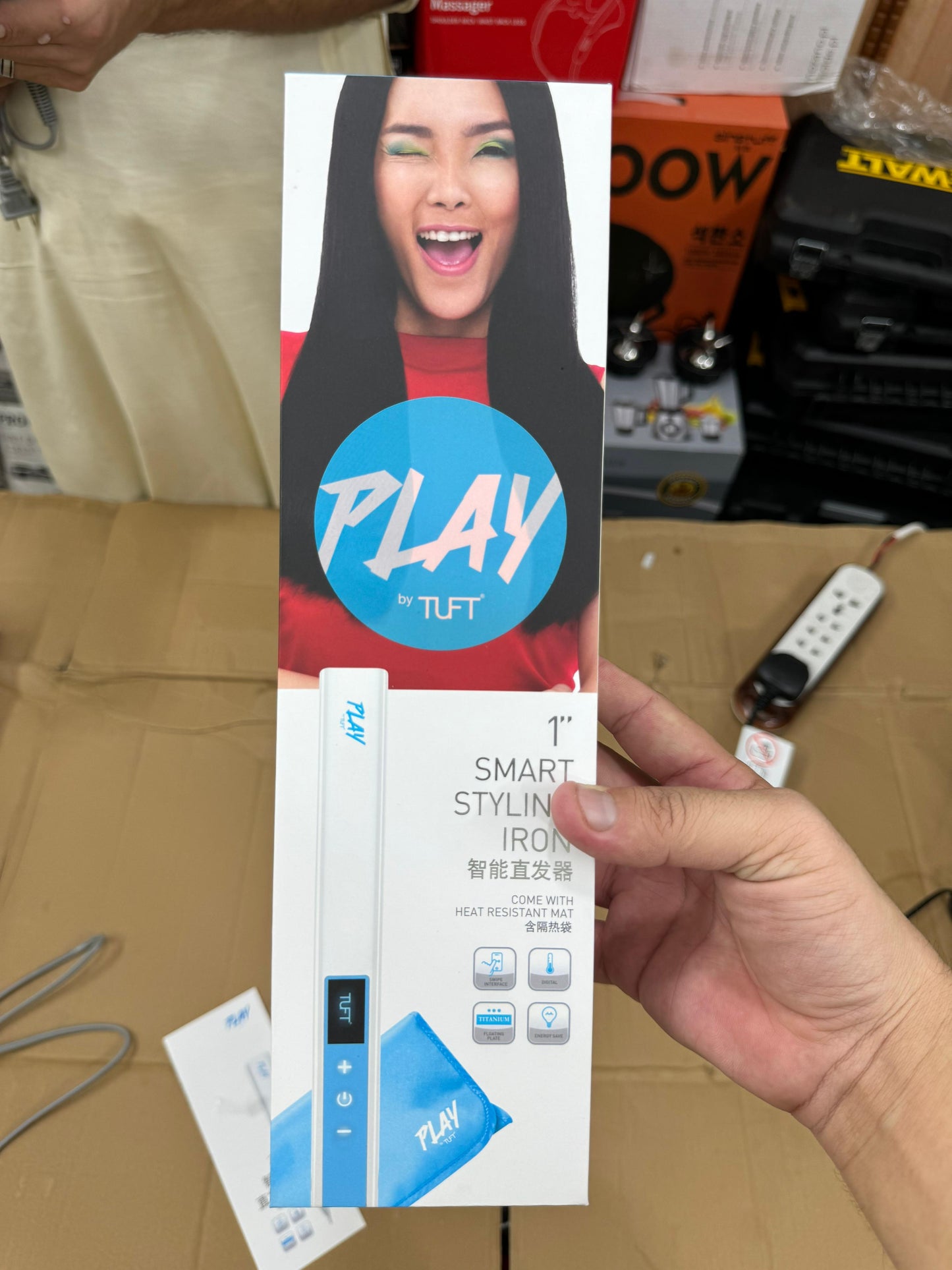 Singapore import play professional hair straightener