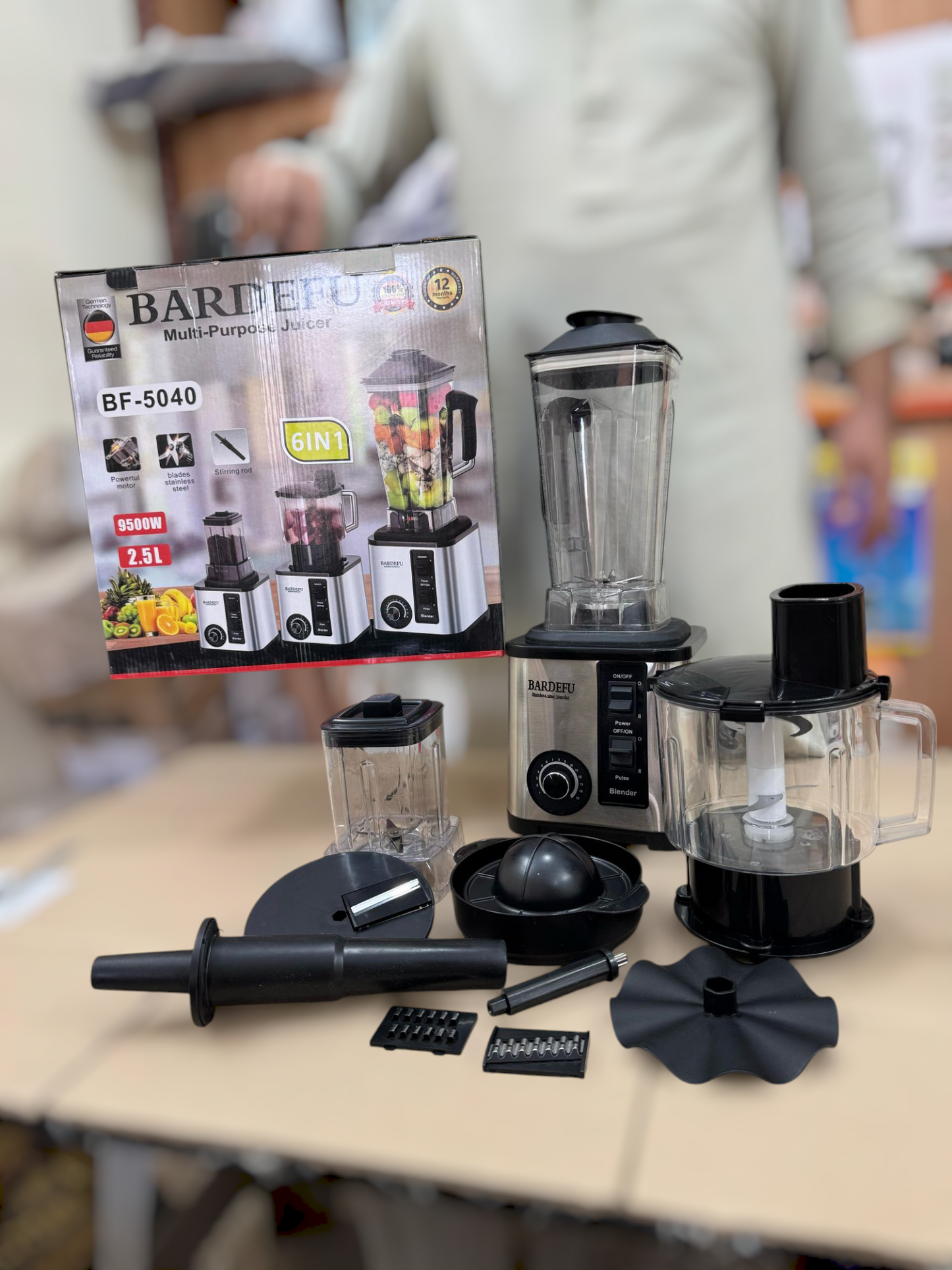 BARDEFU Germany 6 in 1 blender set BF-5052