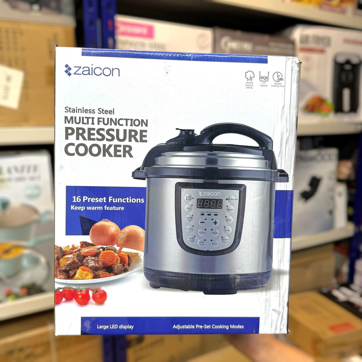 Zaicon USA Electric Pressure Cooker 5.7L