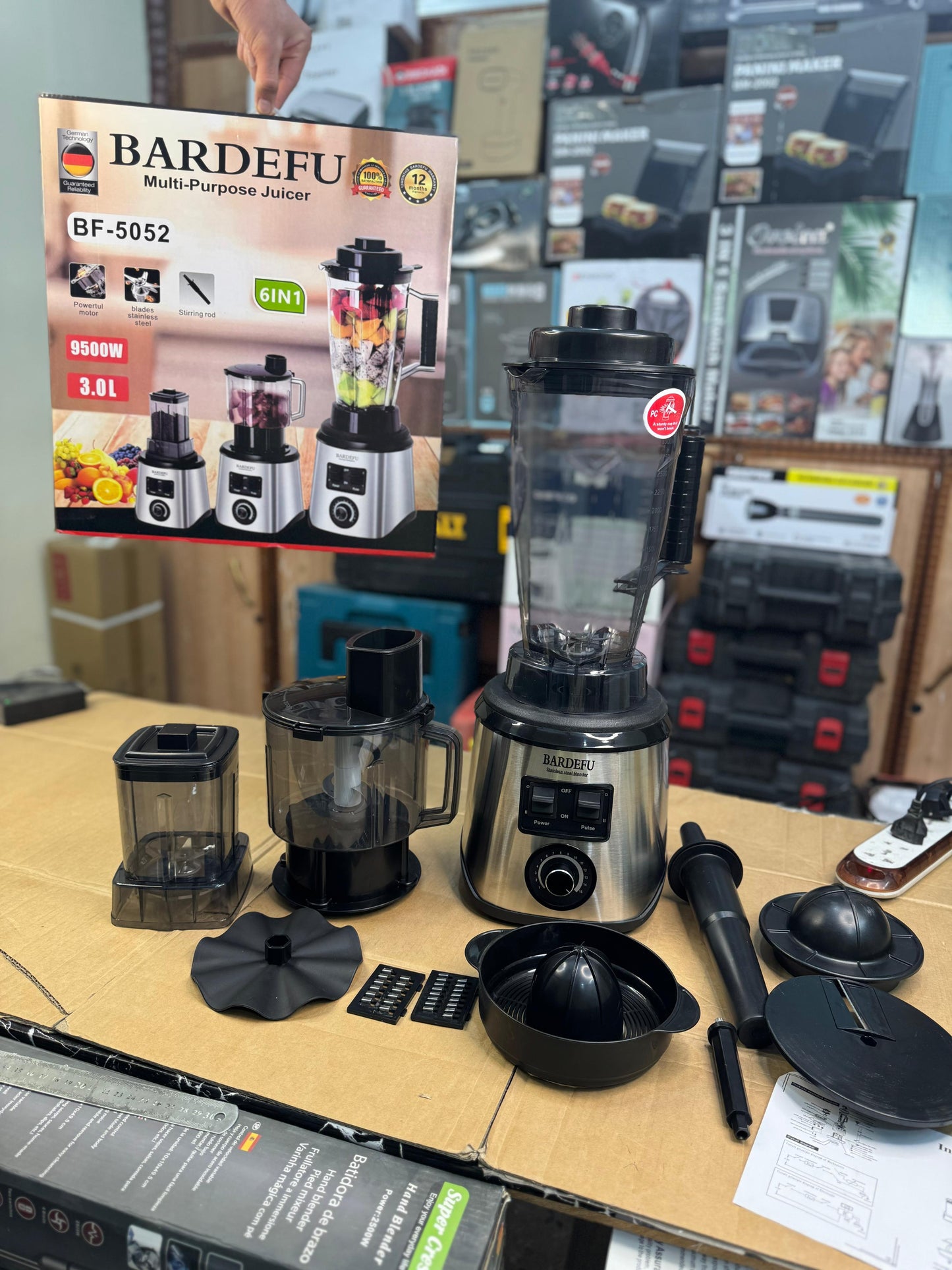 BARDEFU Germany 6 in 1 blender set 5052