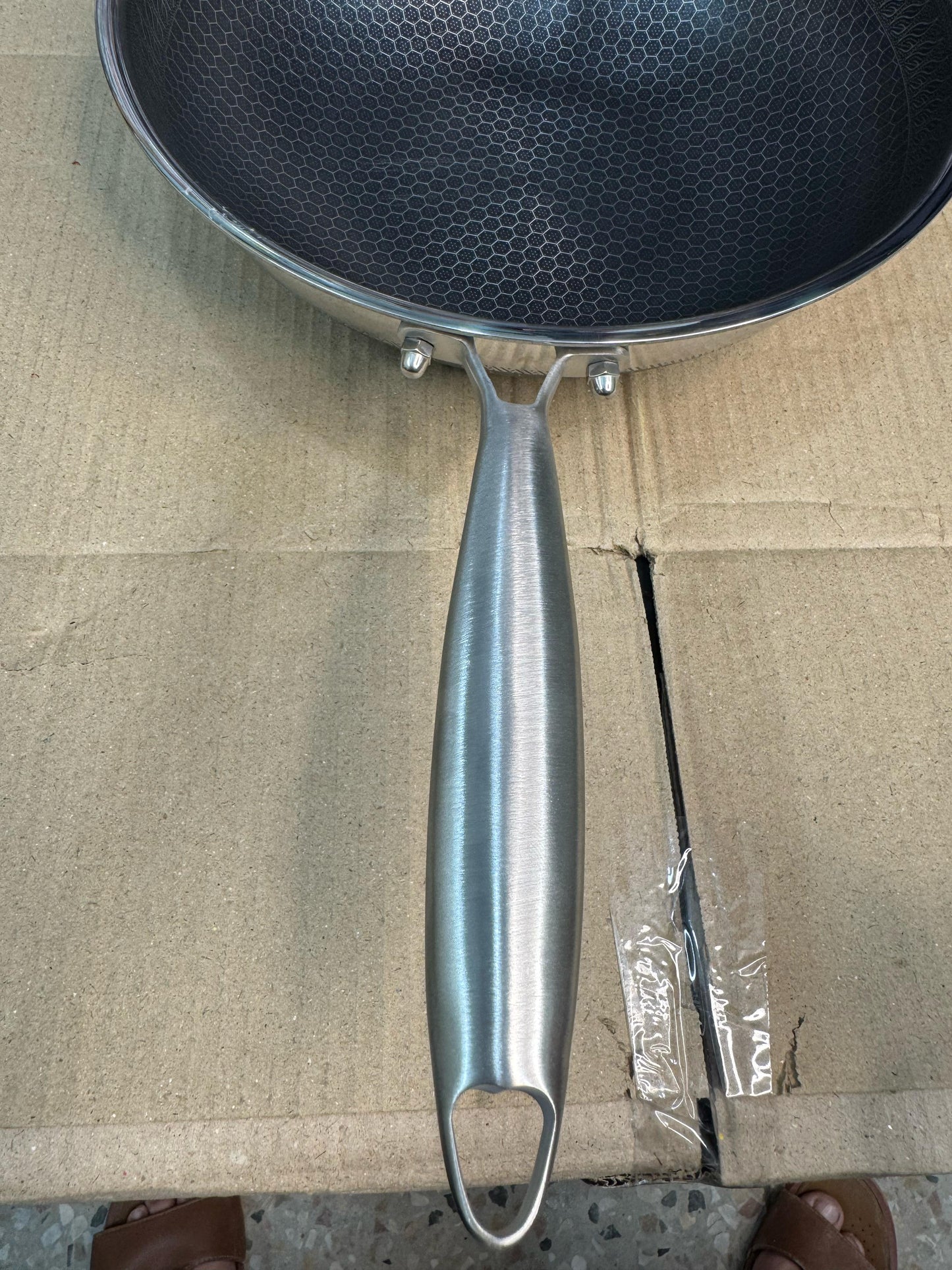 32cm Germany lesser honeycomb fry pan & handi