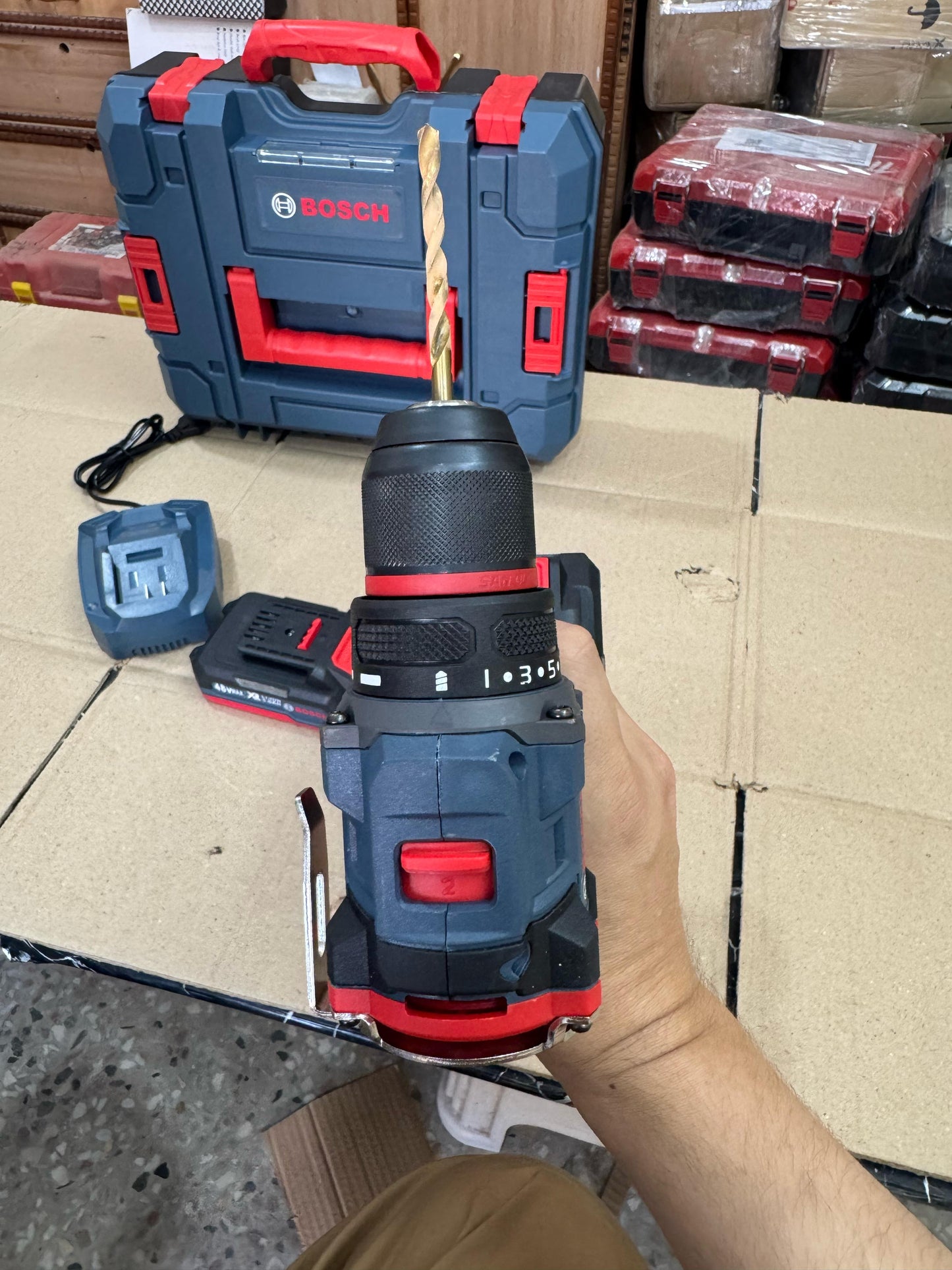 Bosch Germany Lot Cordless 2in1 Drill and Screw tighter 48V