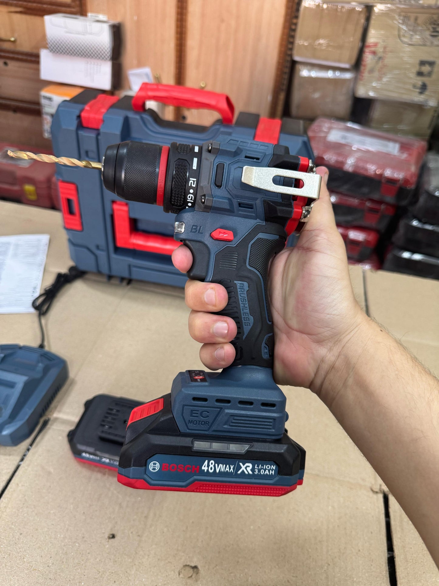 Bosch Germany Lot Cordless 2in1 Drill and Screw tighter 48V