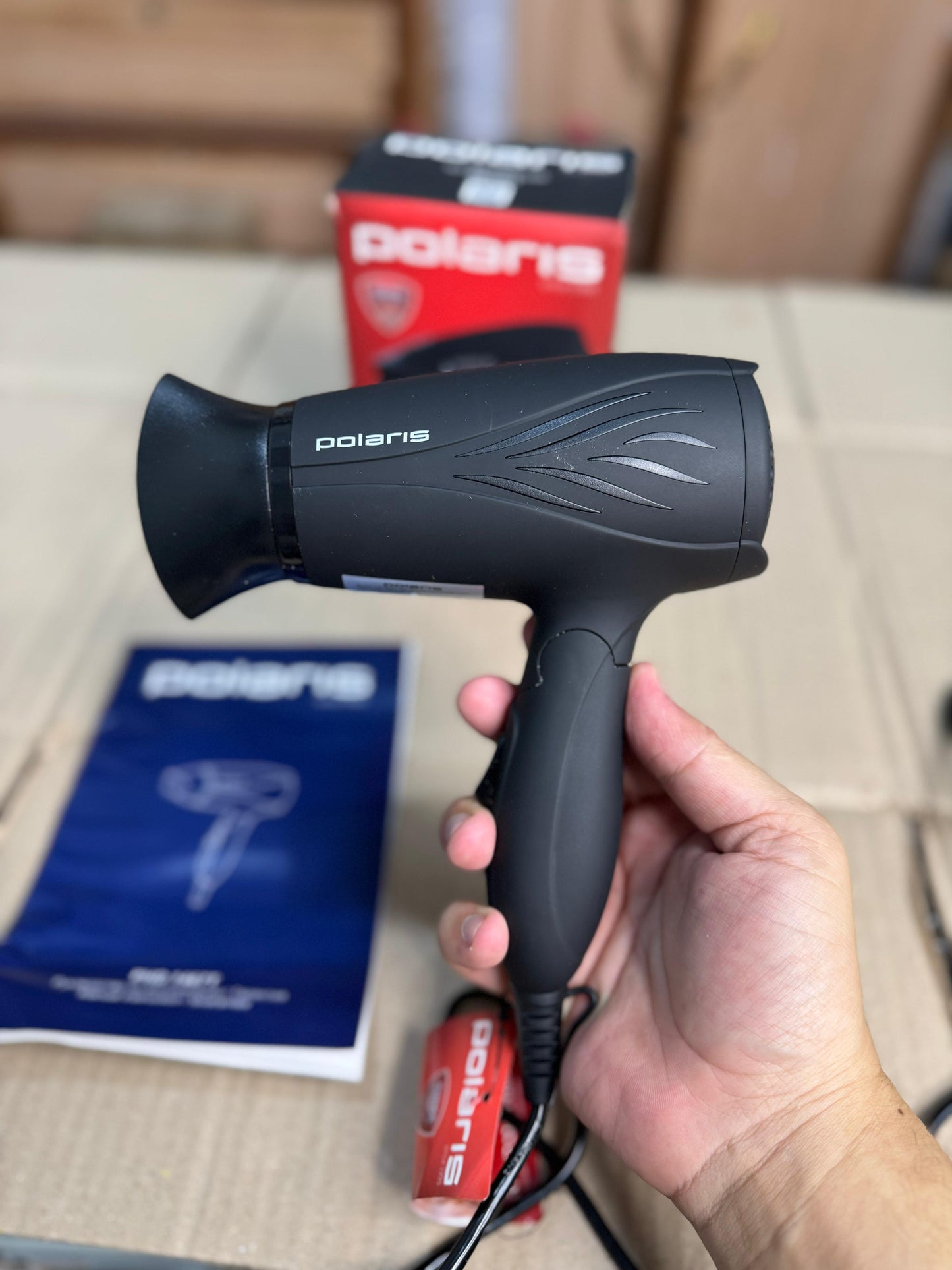 Polaris foldable hair dryer PHD-1467T