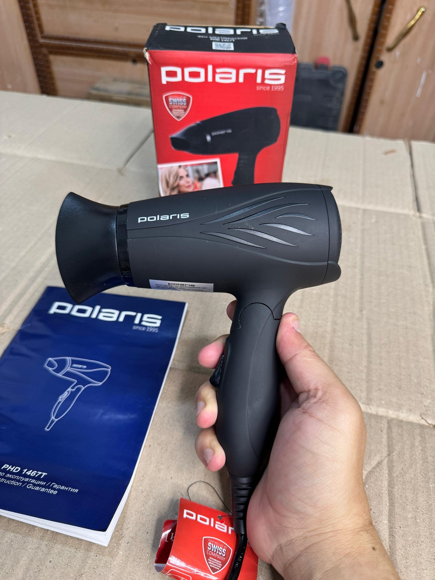Polaris foldable hair dryer PHD-1467T