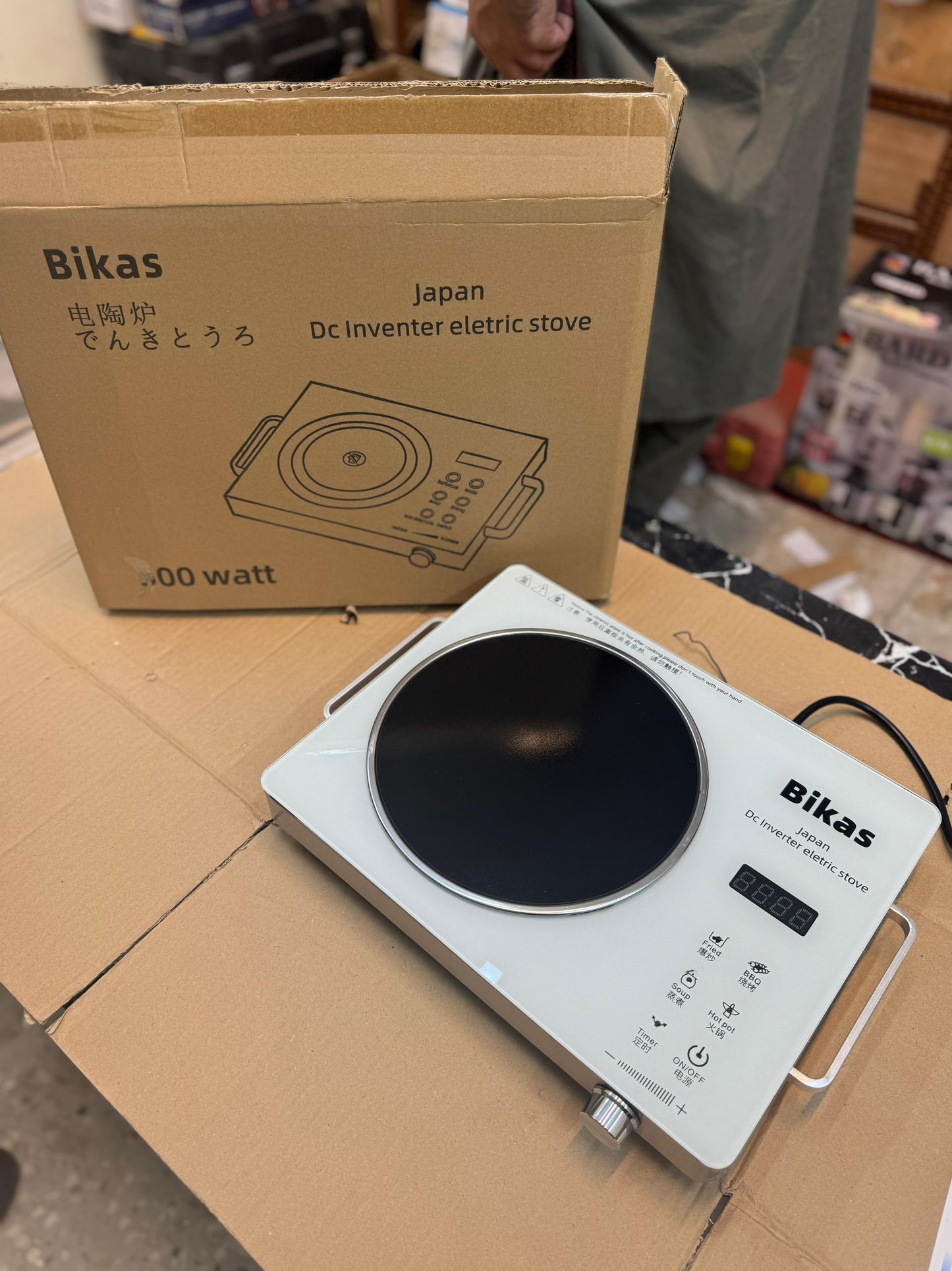 Bikas japan DC inverter hot plate ( universal infrared cooker