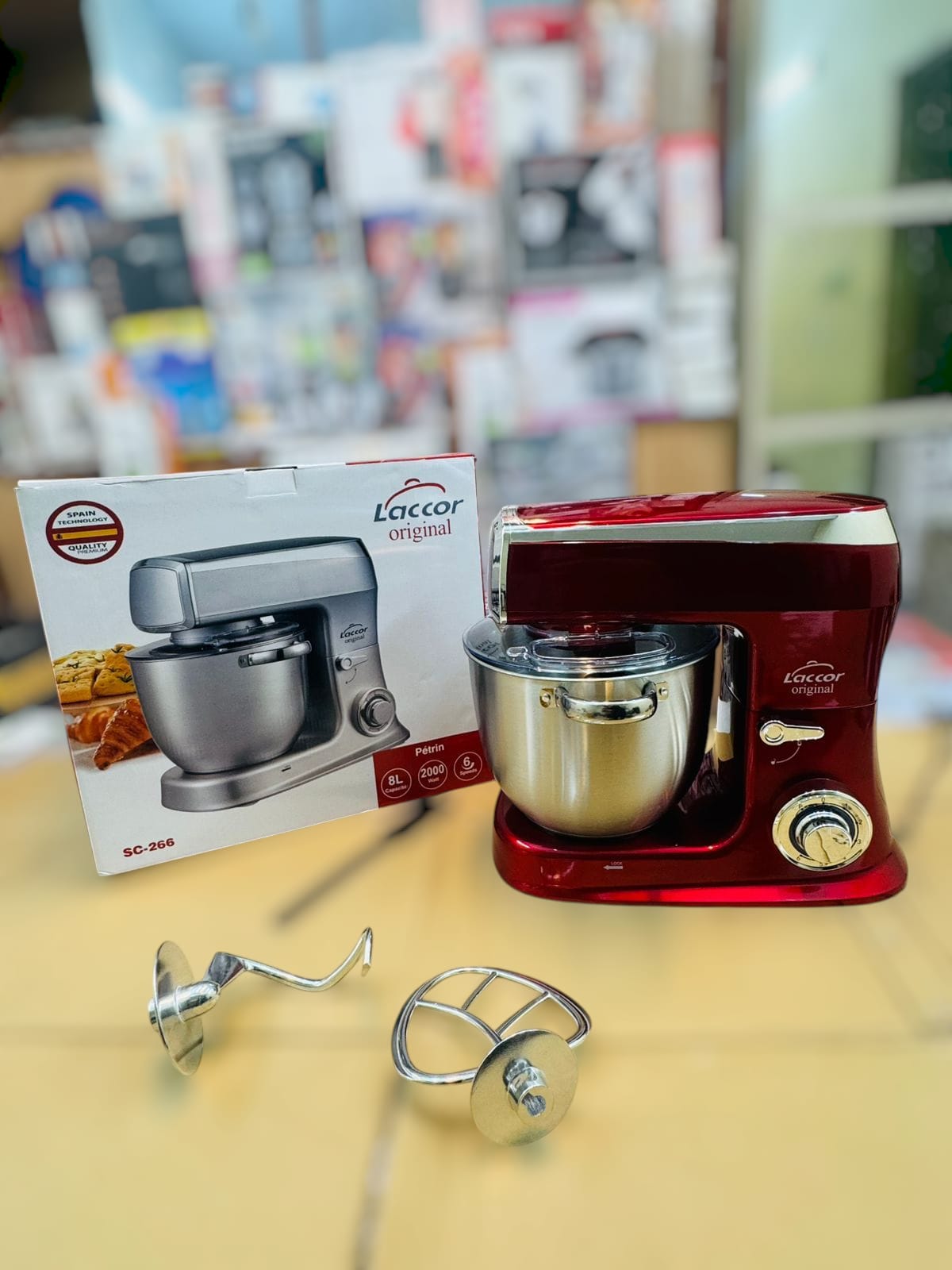 LACCOR Spain 8L stand mixer 2000 watt
