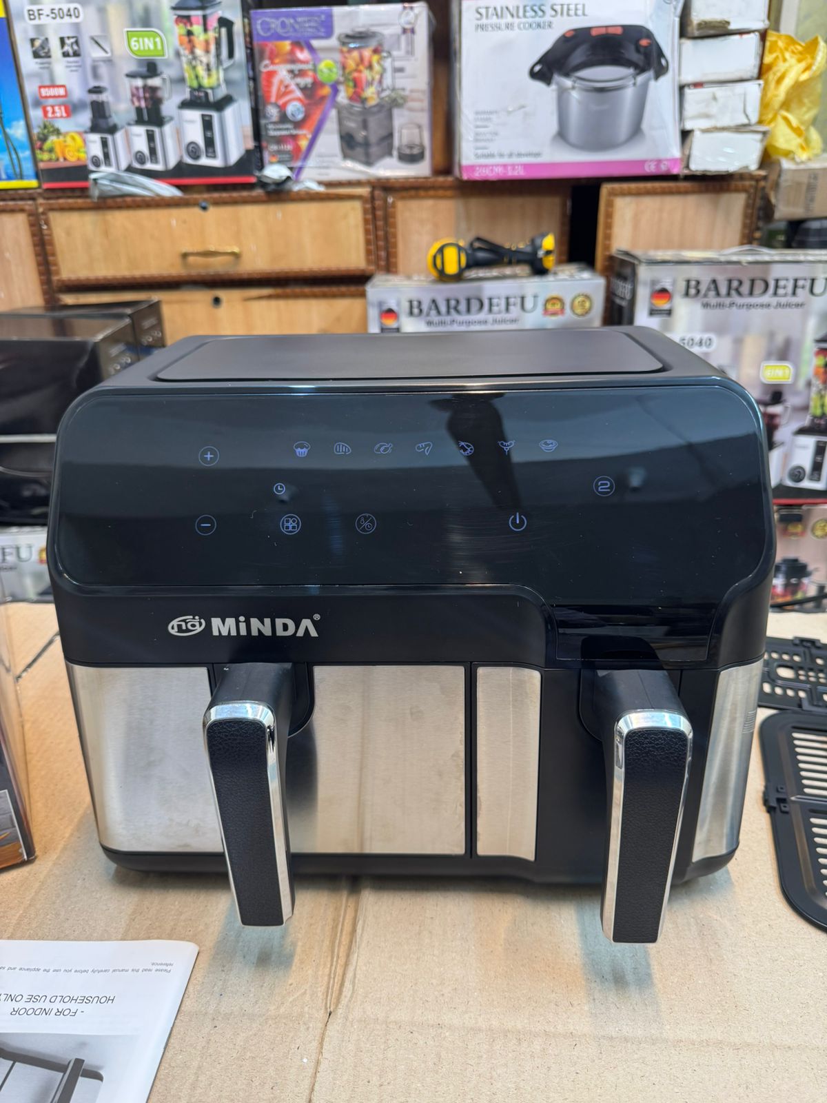 MINDA 12 litter dual bosket air fryer