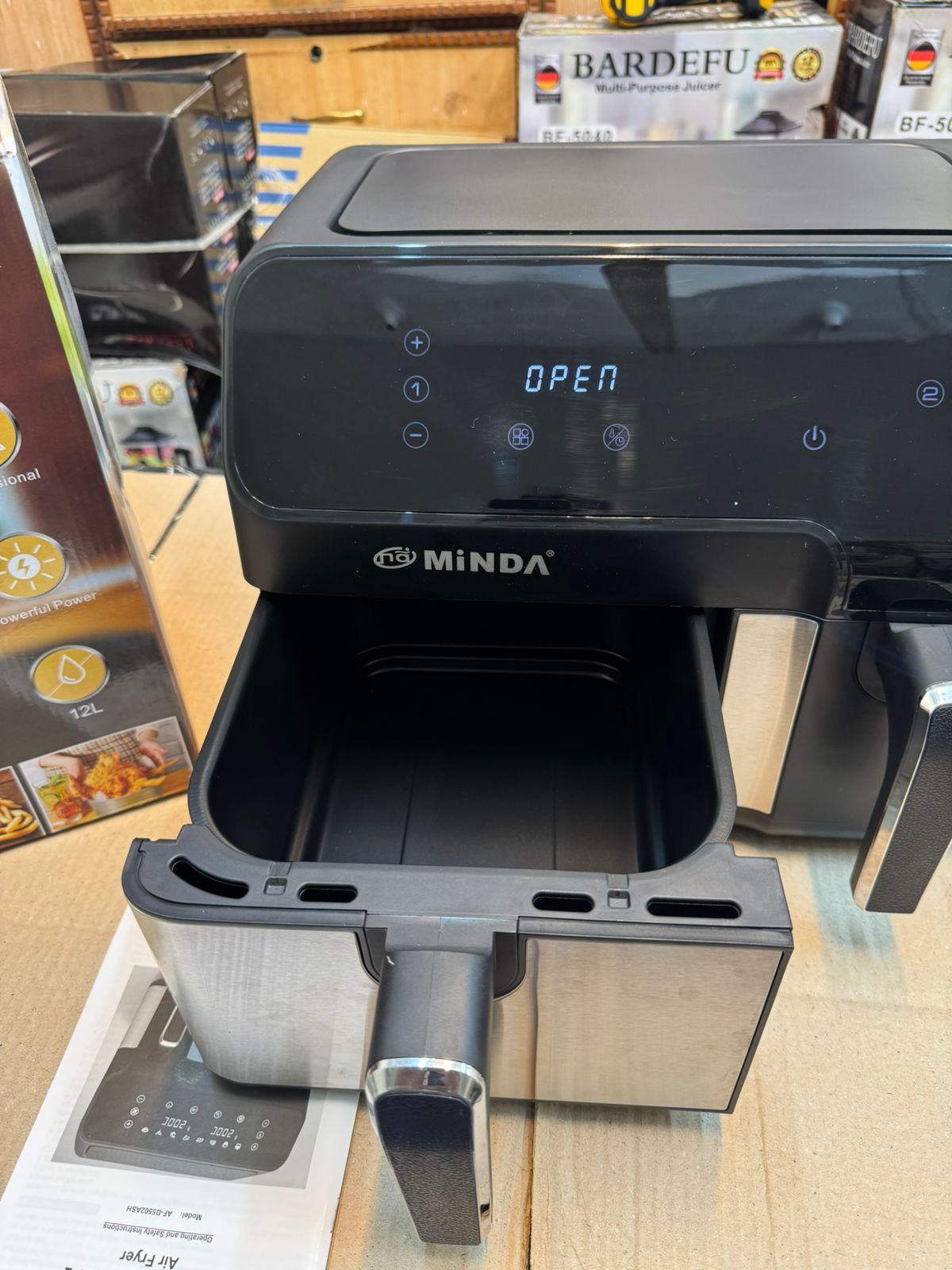 MINDA 12 litter dual bosket air fryer
