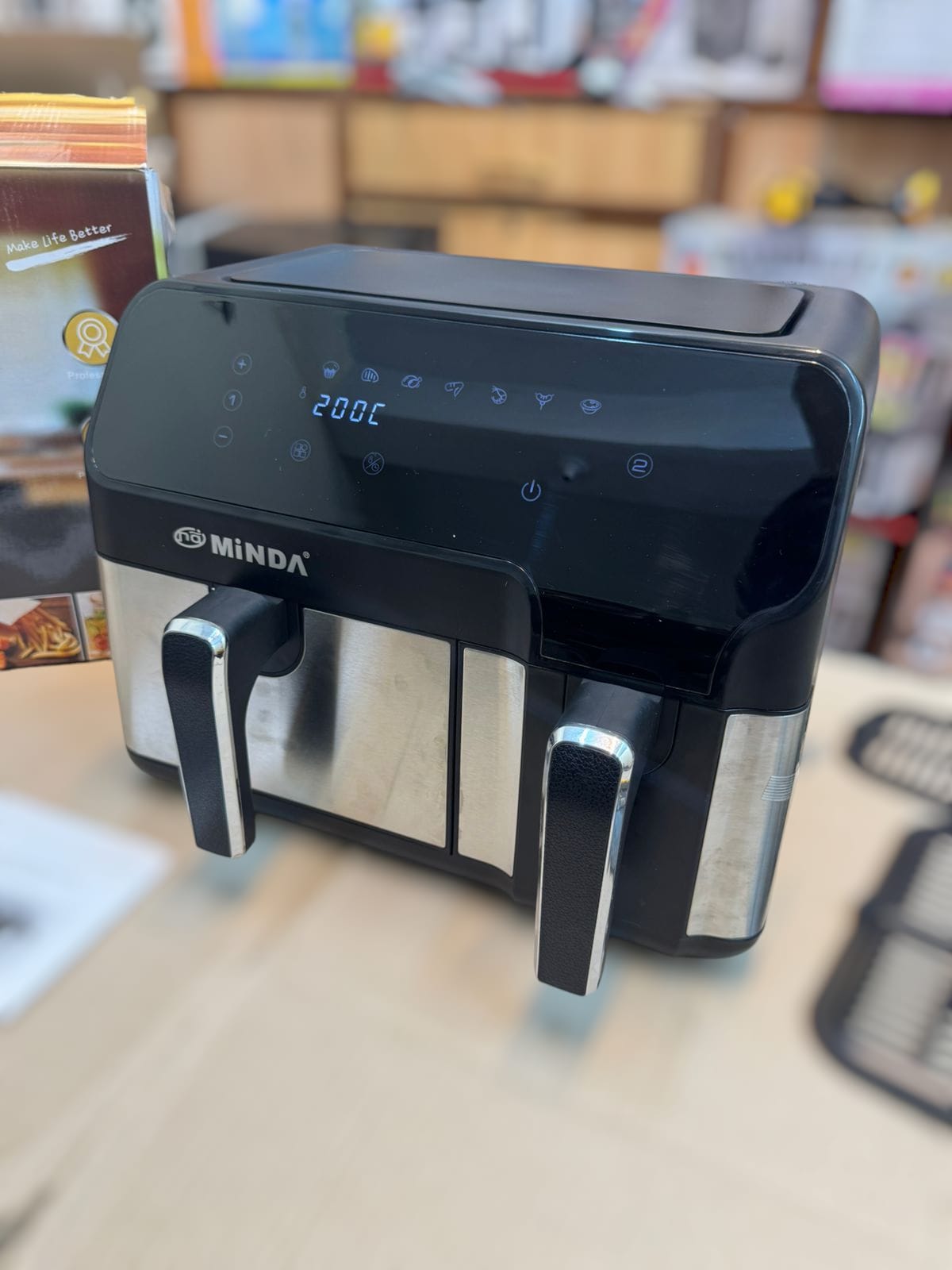 MINDA 12 litter dual bosket air fryer