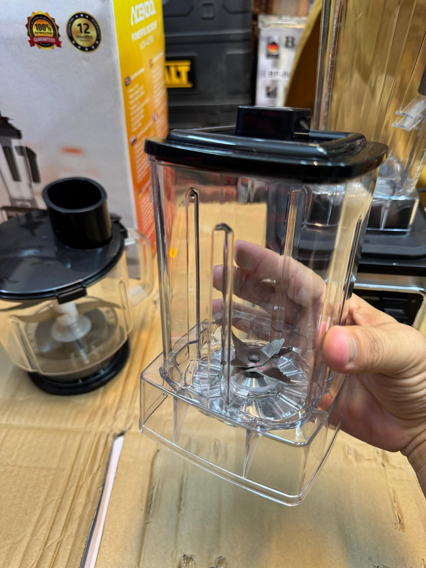 ACEKOOL stainless steel 3 in 1 blender set