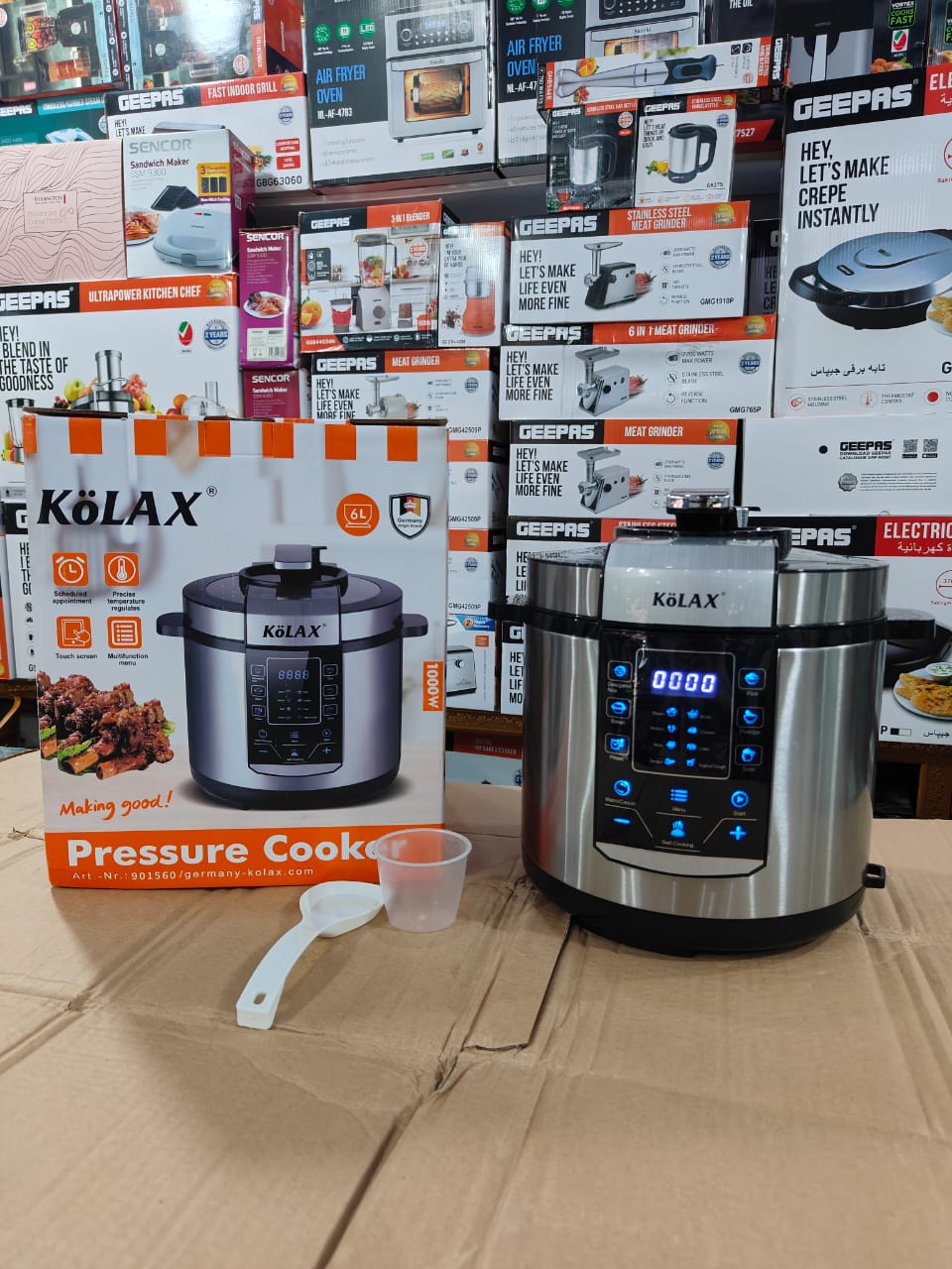 kolax Germany 6L touch pressure cooker