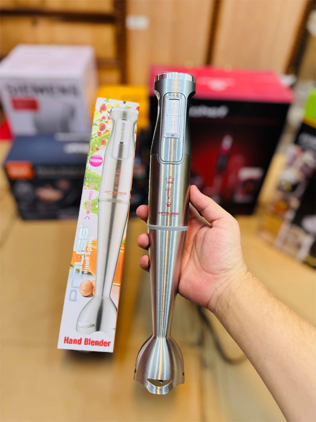 PROLISS stainless steel hand blender