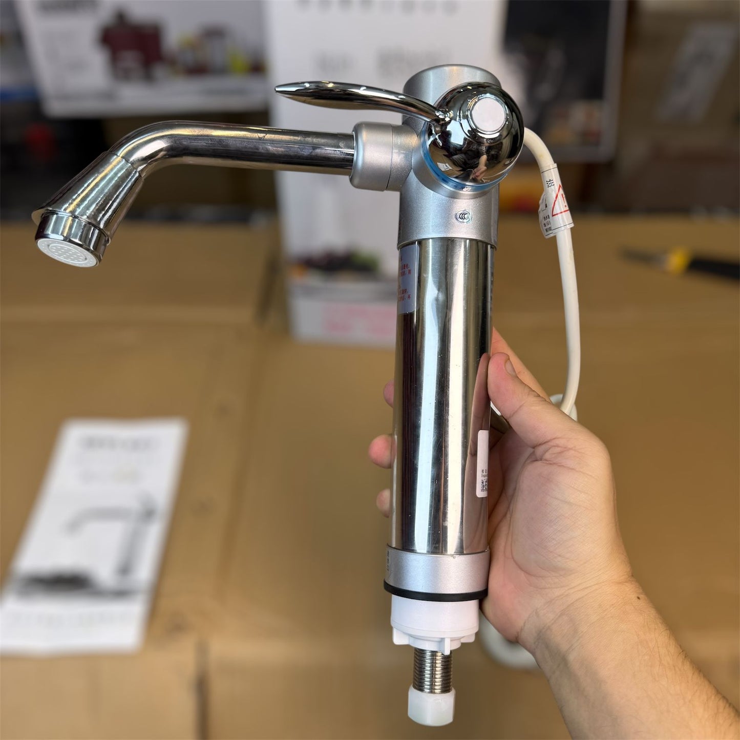 stainless steel electric water heater  faucet
