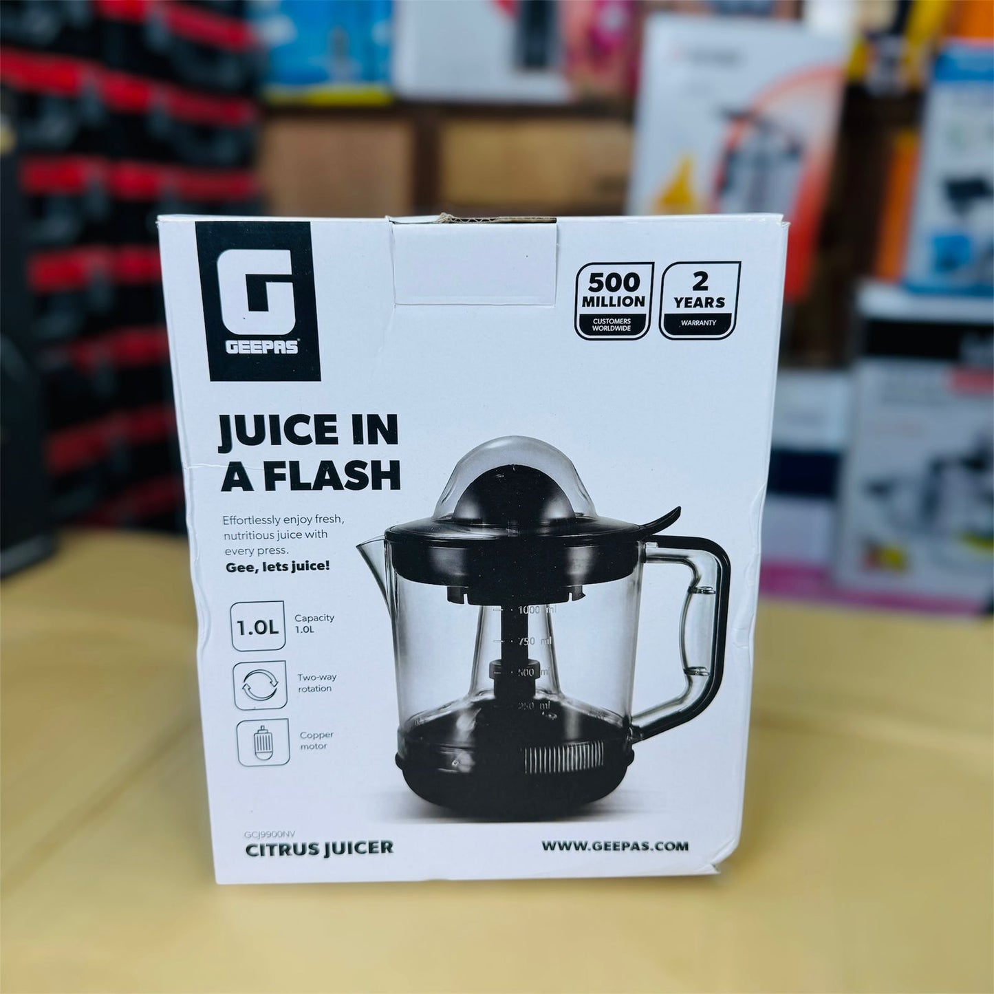 Geepas Citrus Juicer 1.0L Large Capacity GCJ9900