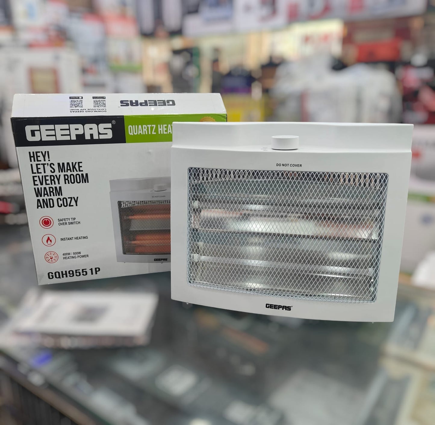 GEEPAS Quartz heater GQH 9551