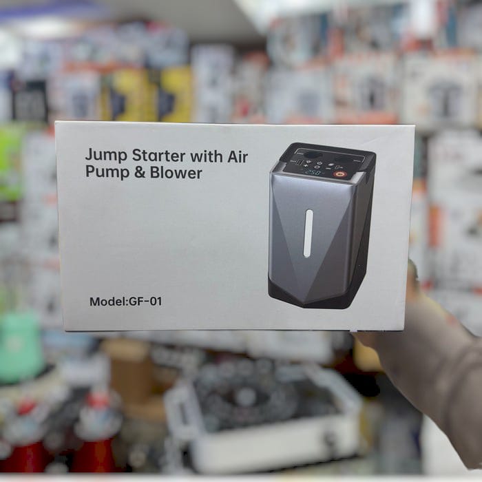 6-in-1 Jump Starter full kit box contents