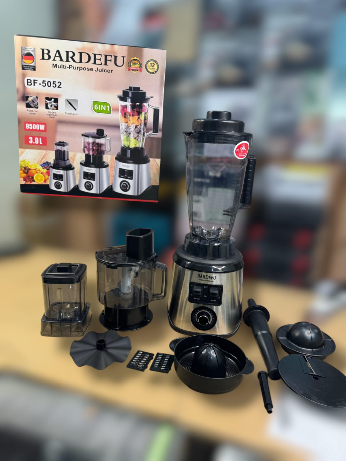 BARDEFU Germany 6 in 1 blender set 5052