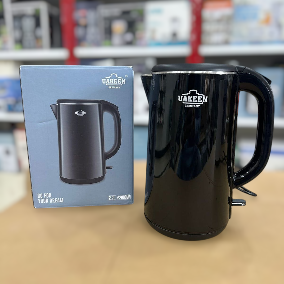 Uakeen Cool Touch Electric Kettle ZL-001