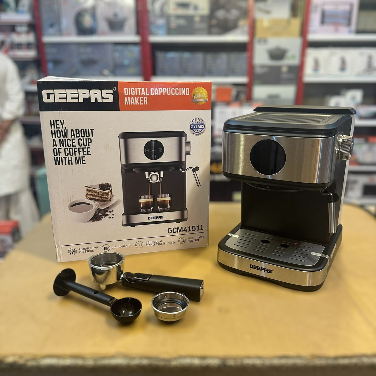 Geepas Digital Coffee Maker 41511