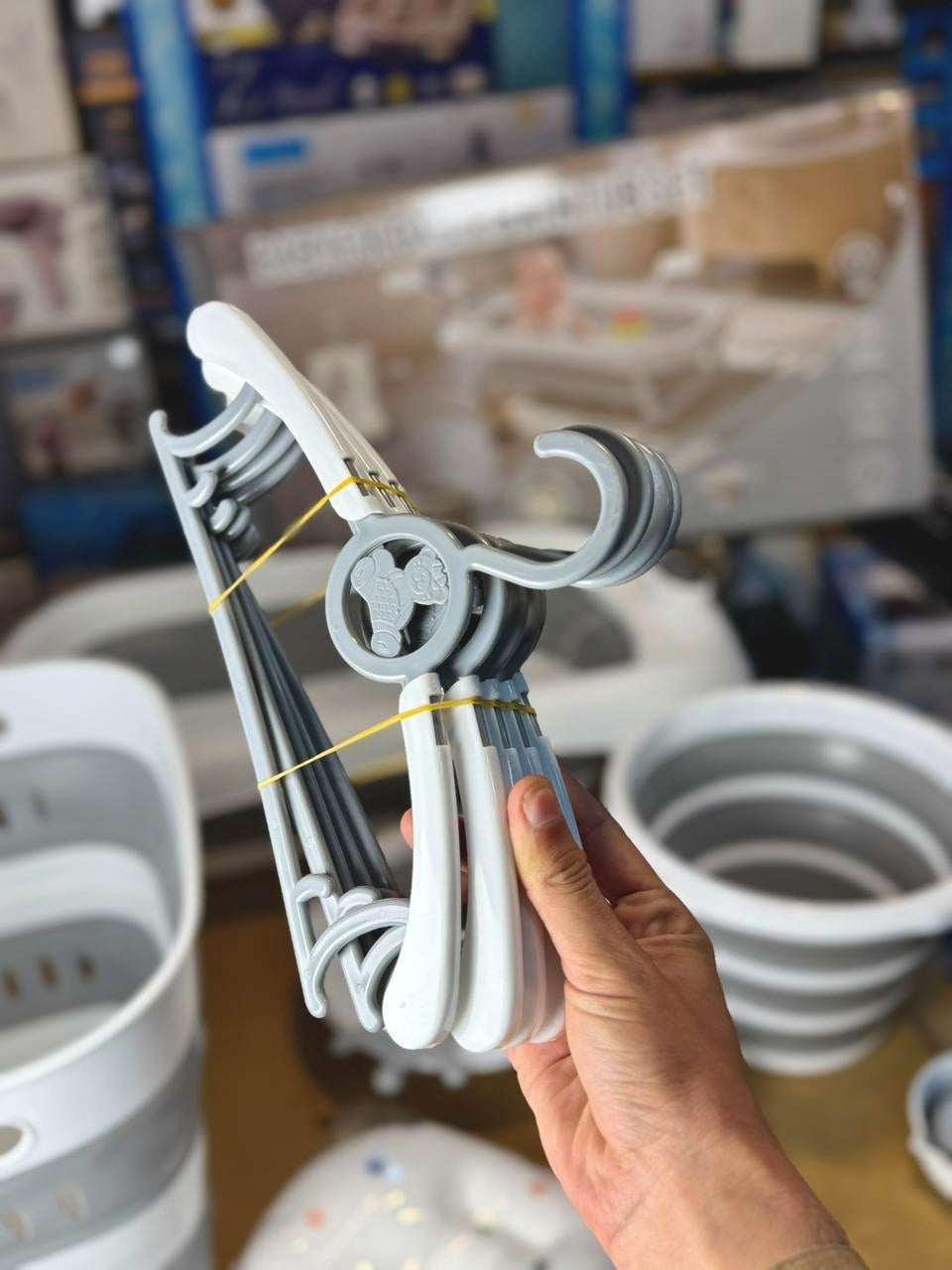 Baby Foldable Bathtub Set