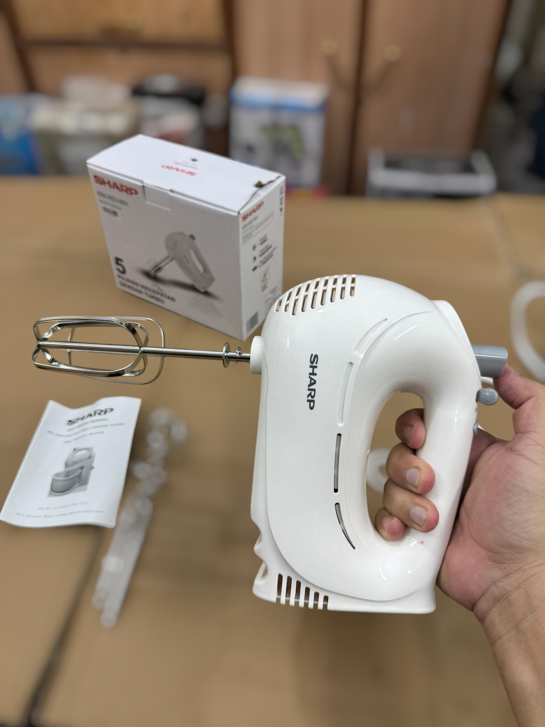 Sharp Hand Mixer EM-H53-WH (egg beater)