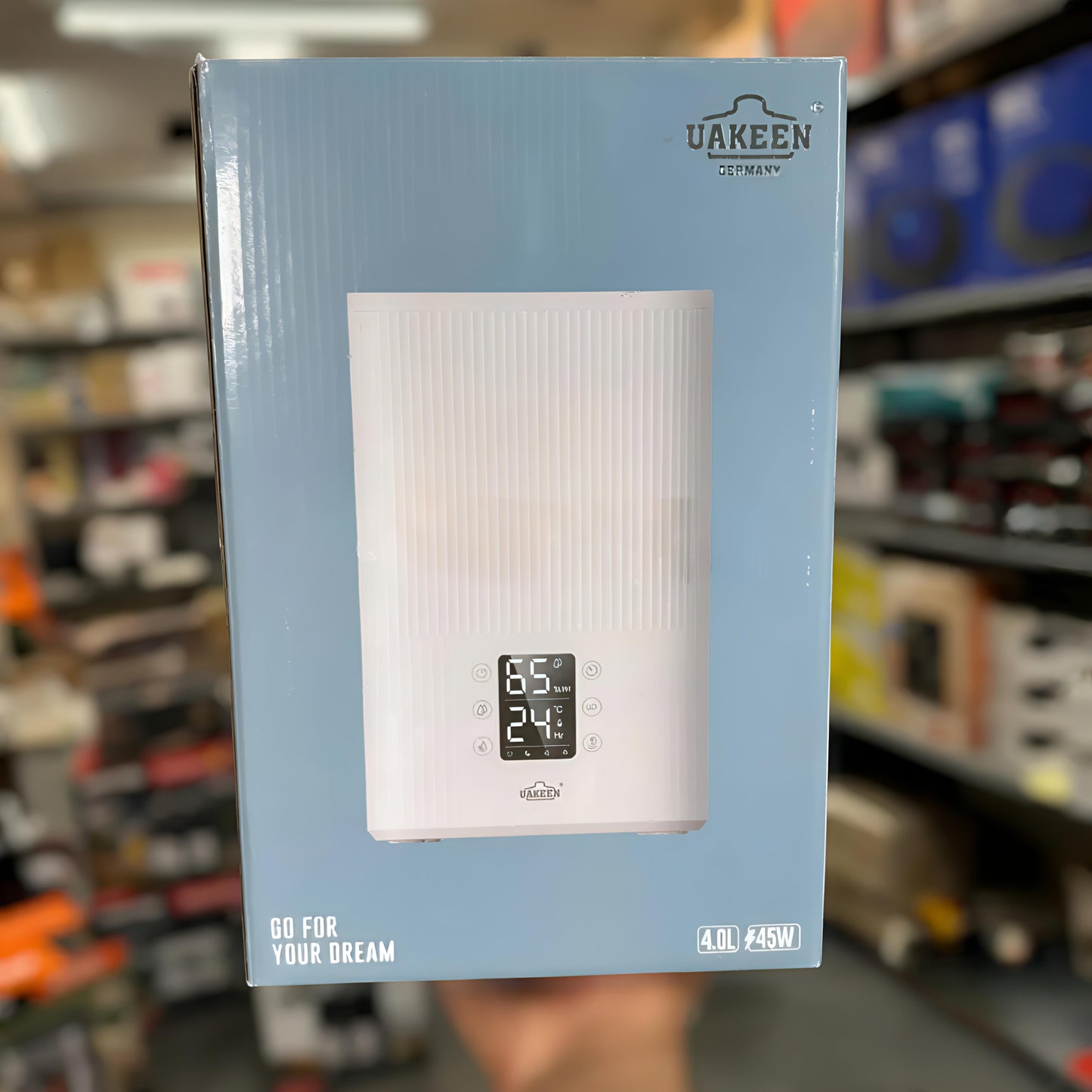 Uakeen 4L Ultrasonic Humidifier German Lot