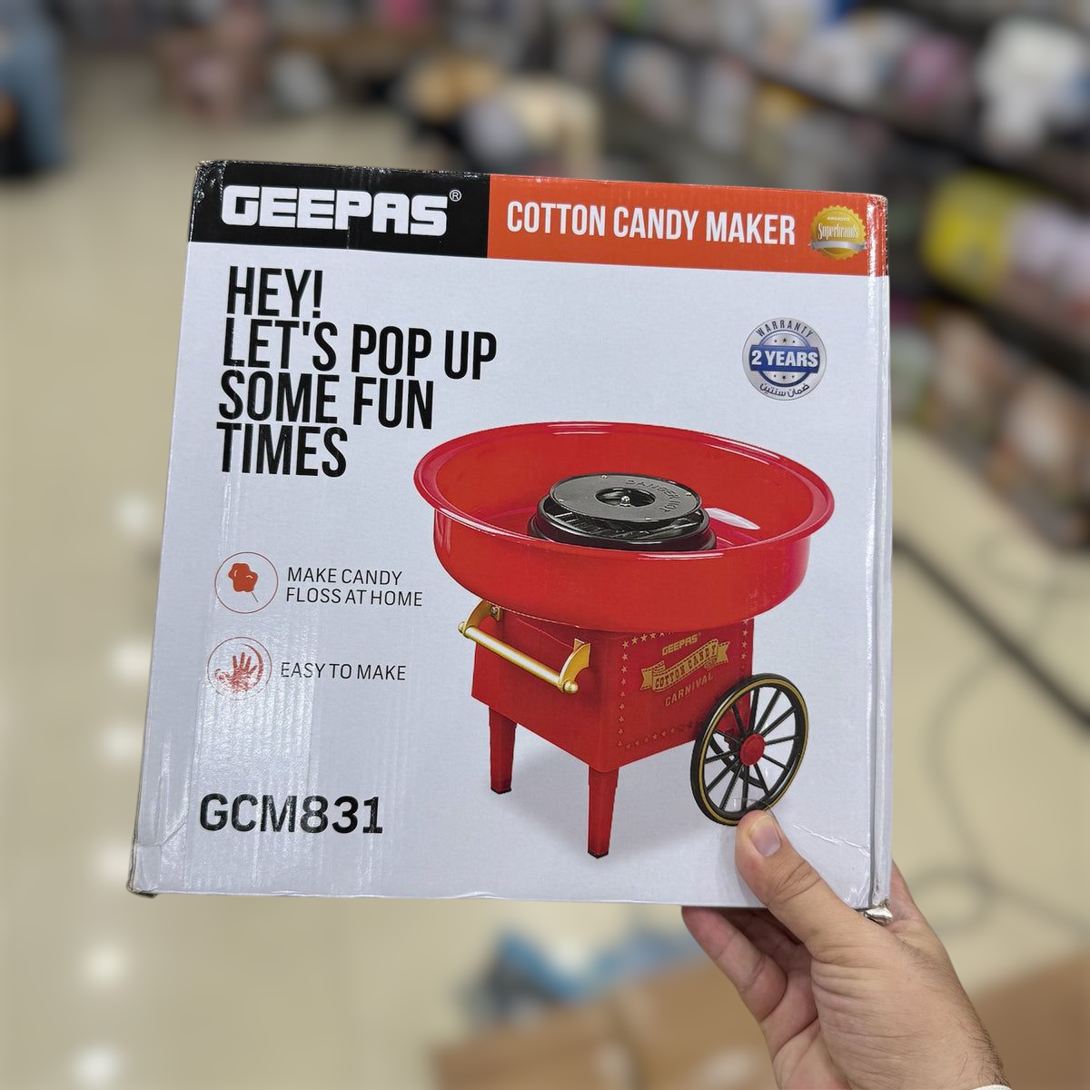 Geepas Cotton Candy Maker 831