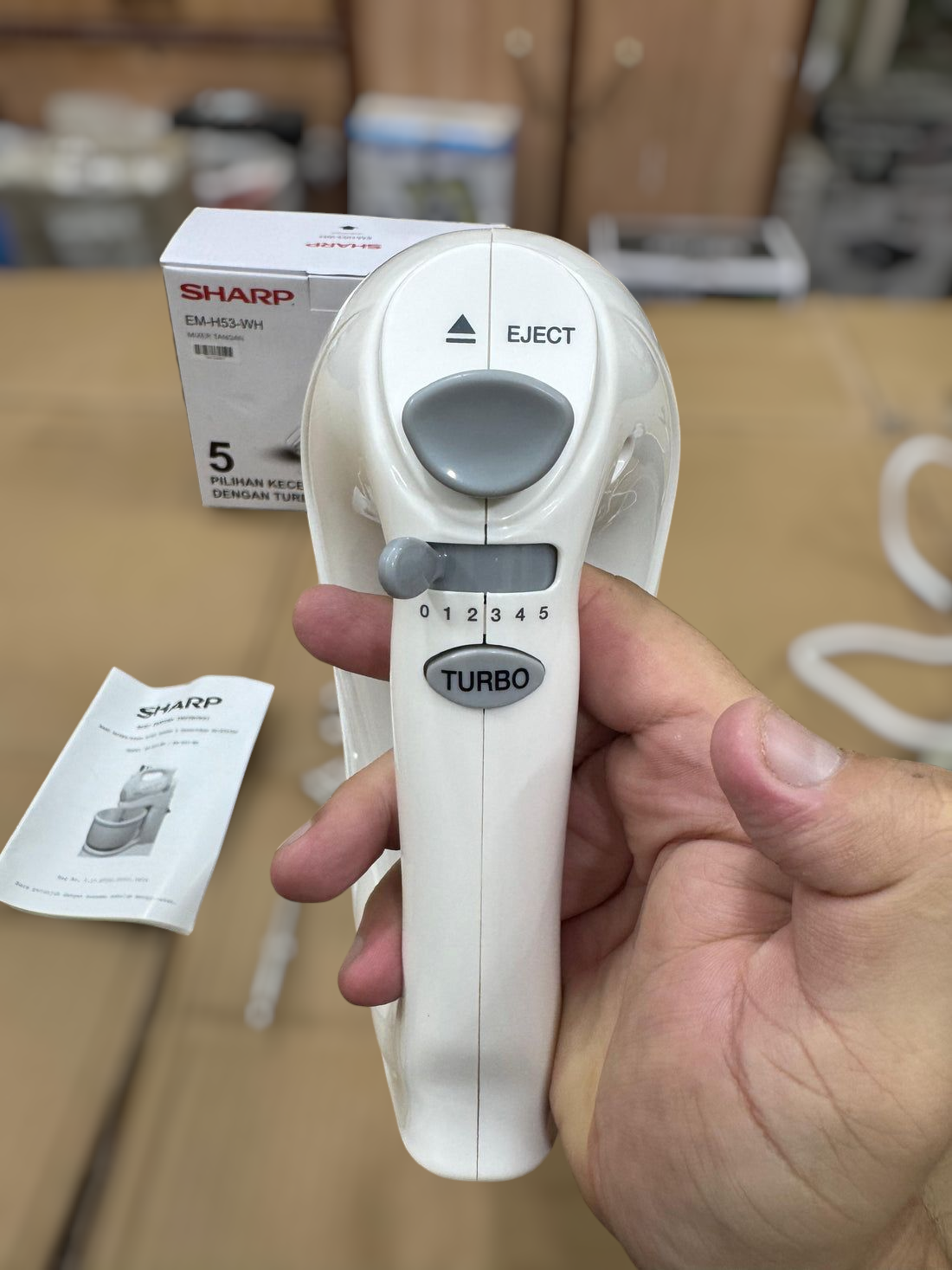 Sharp Hand Mixer EM-H53-WH (egg beater)