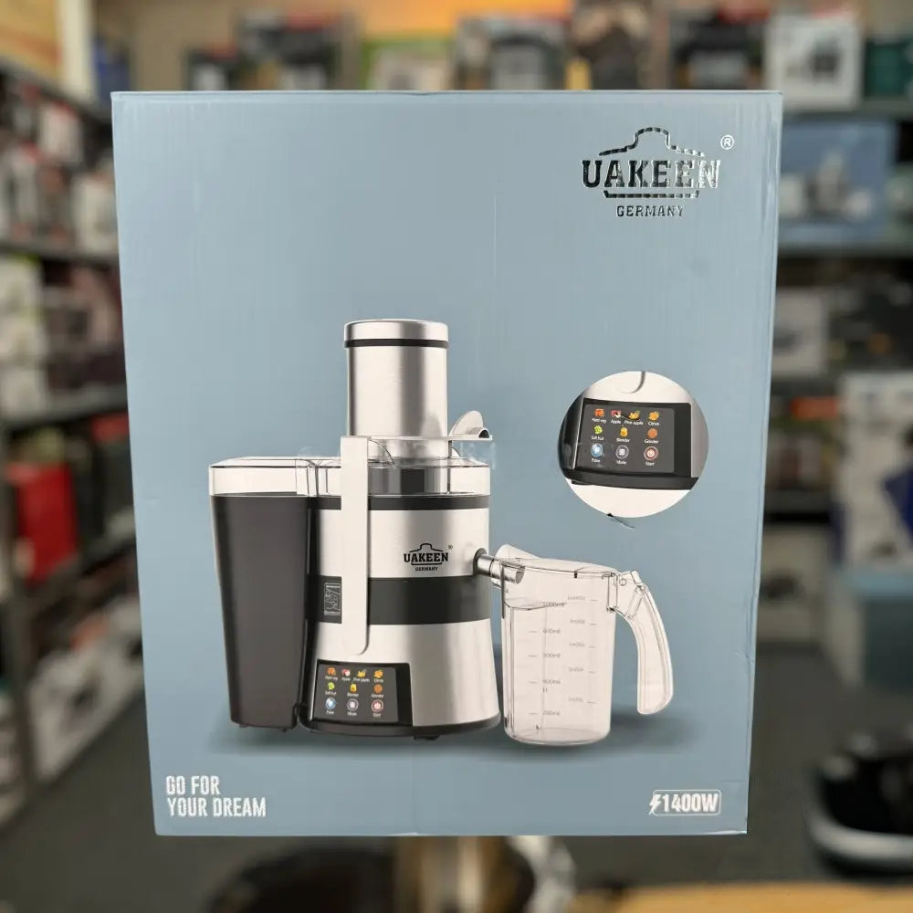 Uakeen 1400W Juice Extractor - German Lot