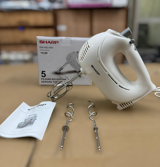 Sharp Hand Mixer EM-H53-WH (egg beater)