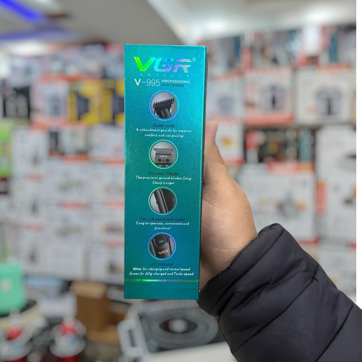 VGR Rechargeable Hair Trimmer V-995