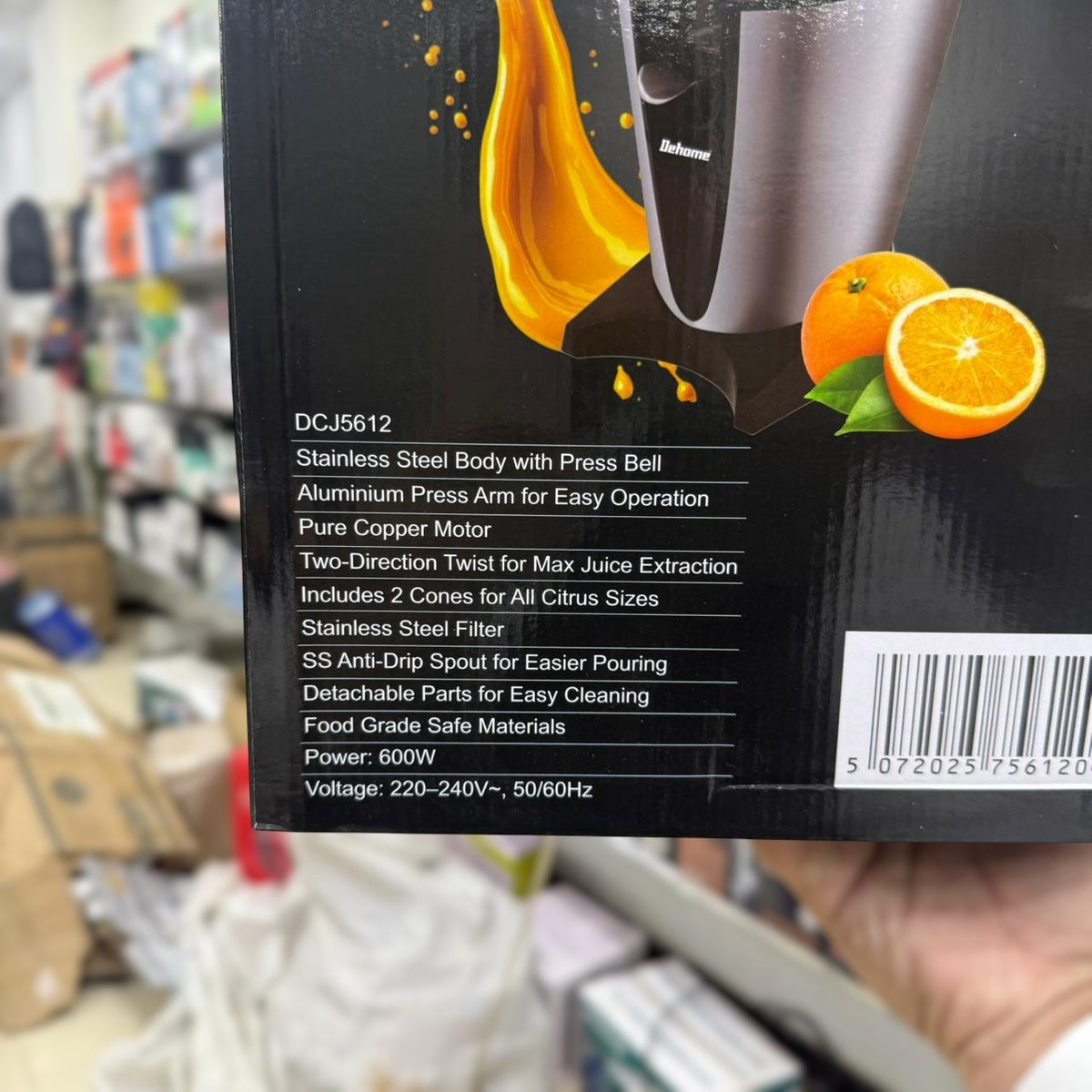Dehome UK Handle Citrus Juicer DCJ5612