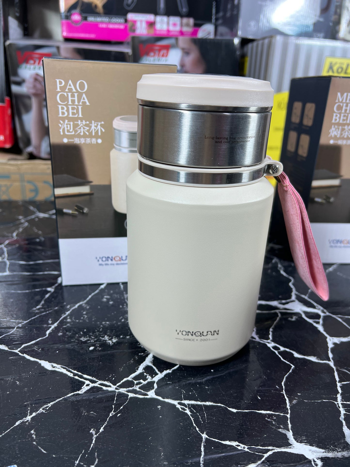 Korean lot imported stainless steel flask