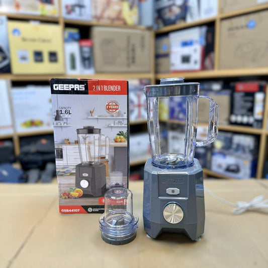 Geepas 1.6L 2-in-1 Blender GSB 44107