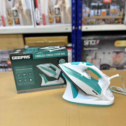 Geepas Cord & Cordless Steam Iron GSI 24015