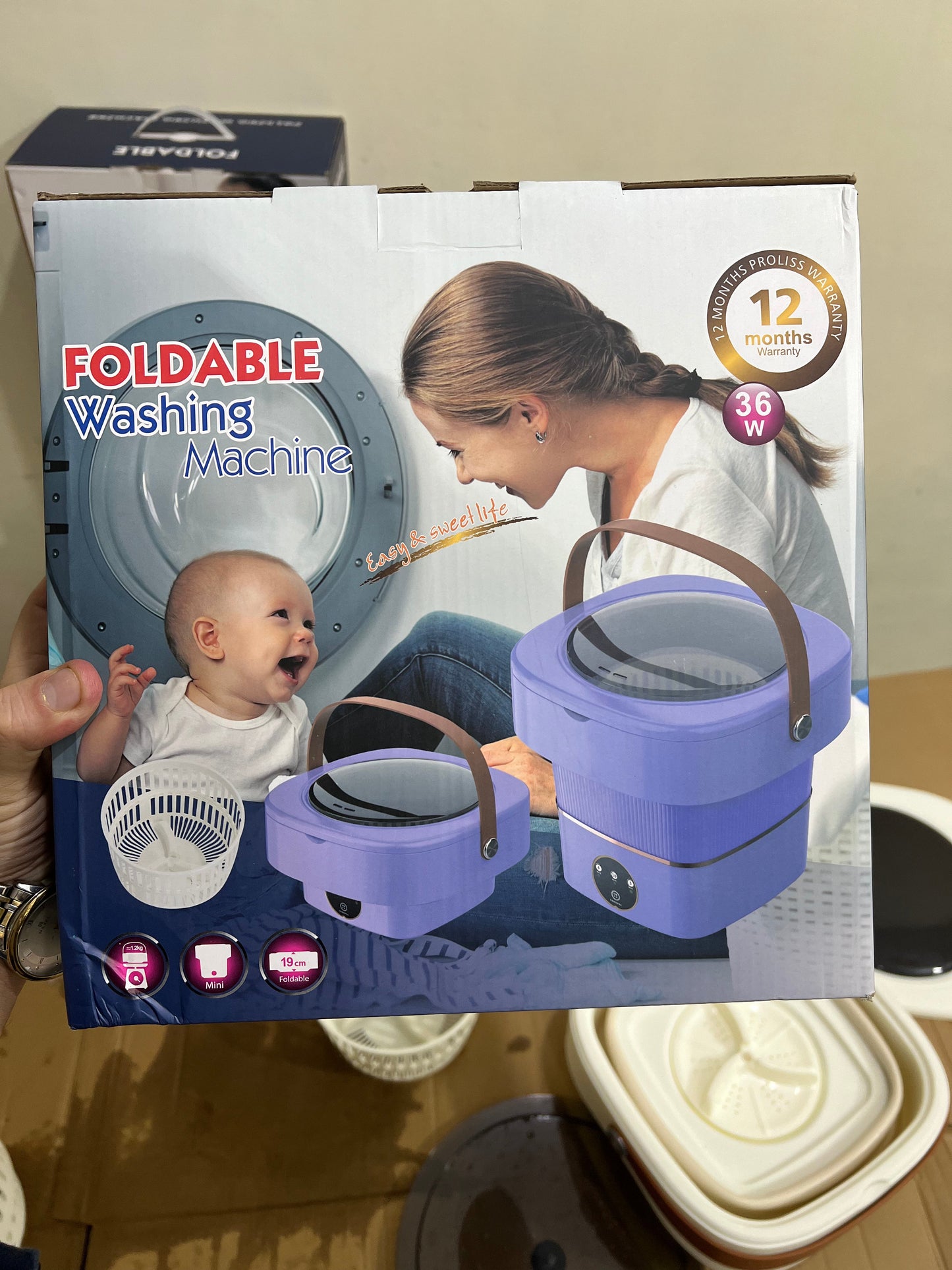 Foldable Mini washing machine