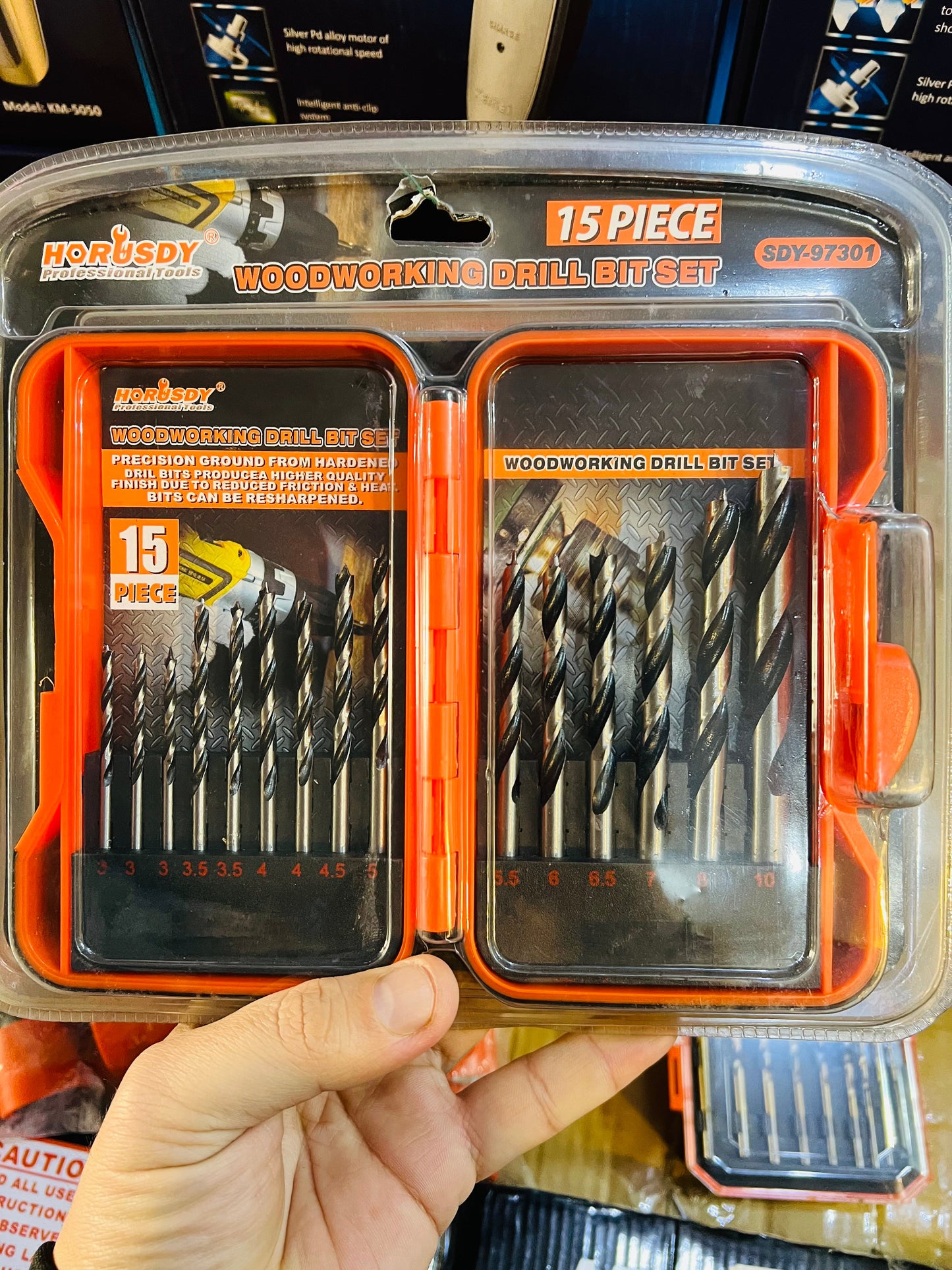 Lot imported commercial wood use drill bits