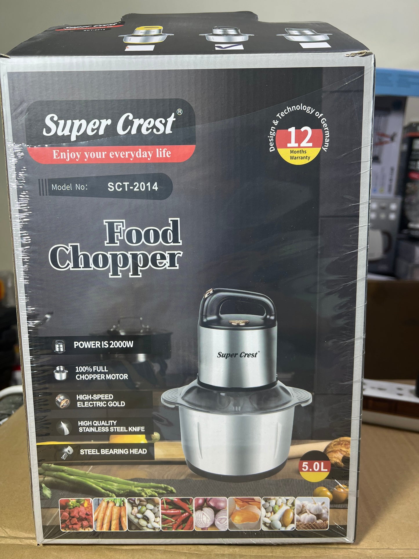 Germany lot Super crest 5L meat chopper