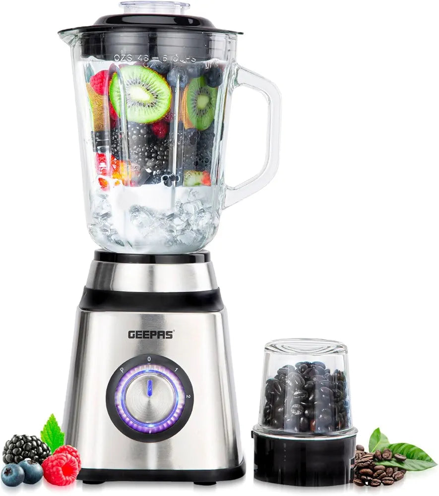 Geepas 2-in-1 Stainless Steel Blender GSB 44076 UK