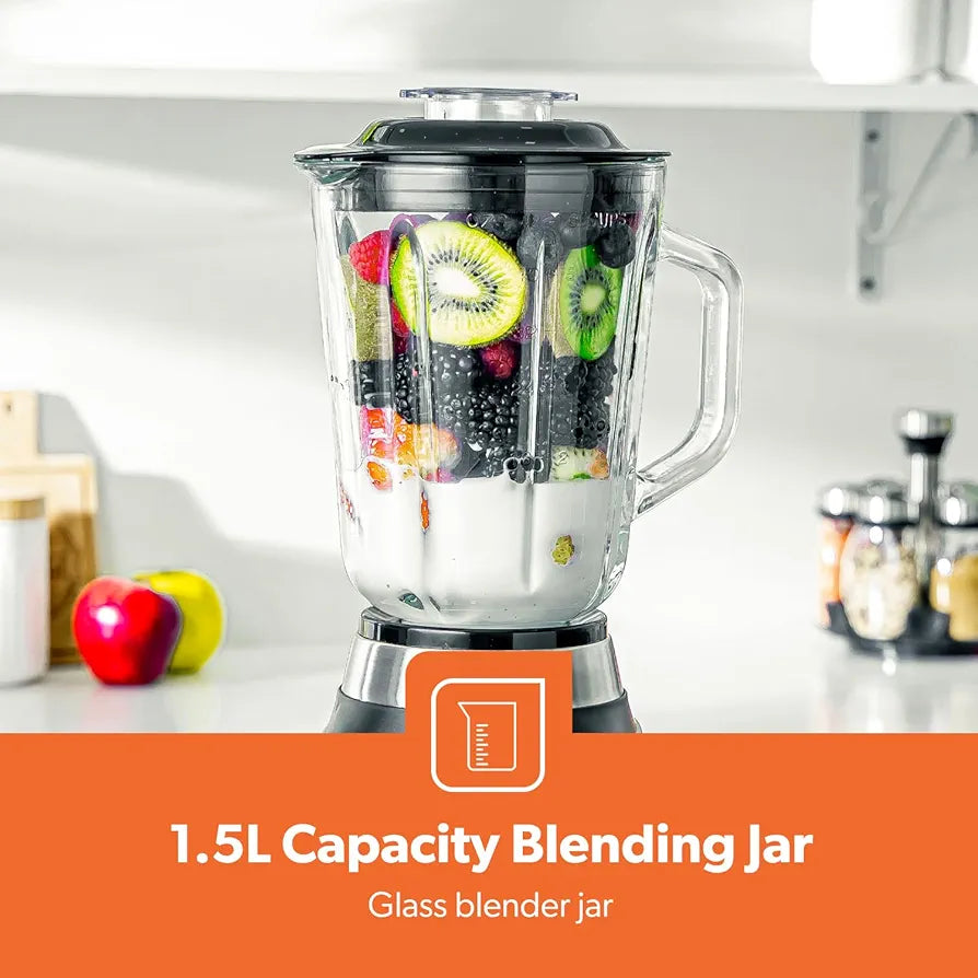 Geepas 2-in-1 Stainless Steel Blender GSB 44076 UK