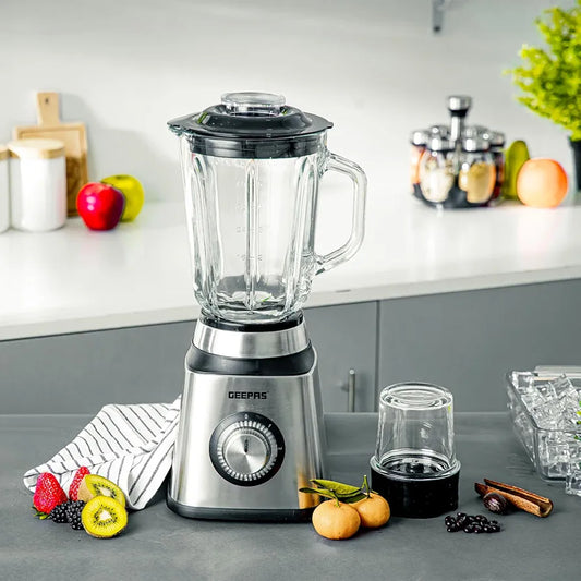 Geepas 2-in-1 Stainless Steel Blender GSB 44076 UK