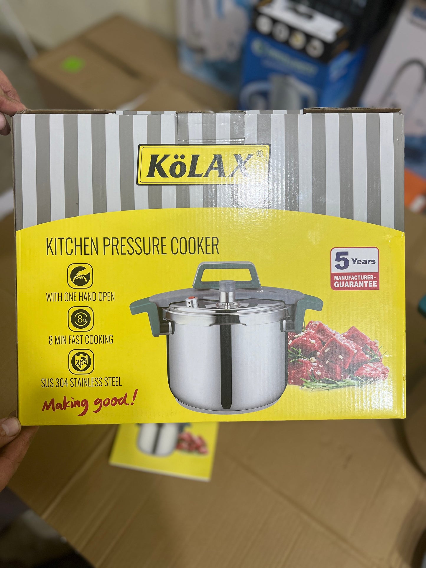 Original Kolax Germany 6 litter pressure cooker