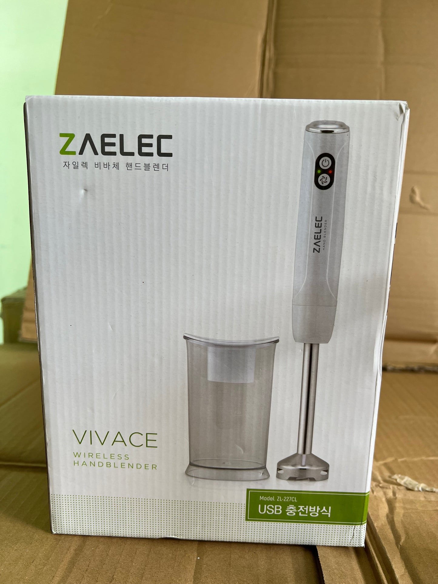 Lot imported zaelec rechargeable hand blender