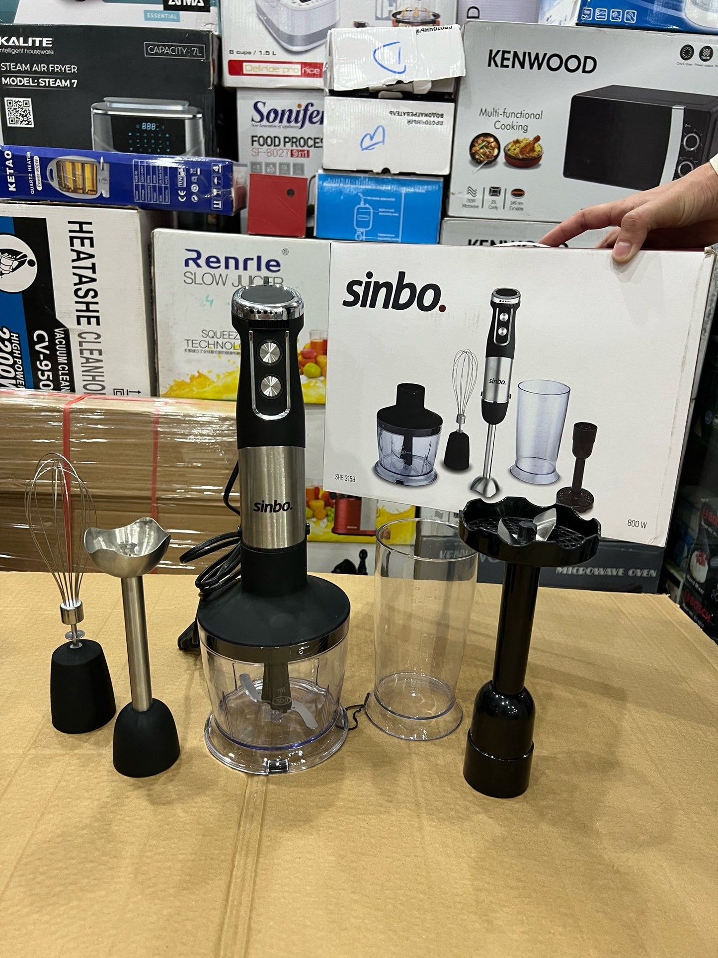 Imported high quality sinbo hand blender set