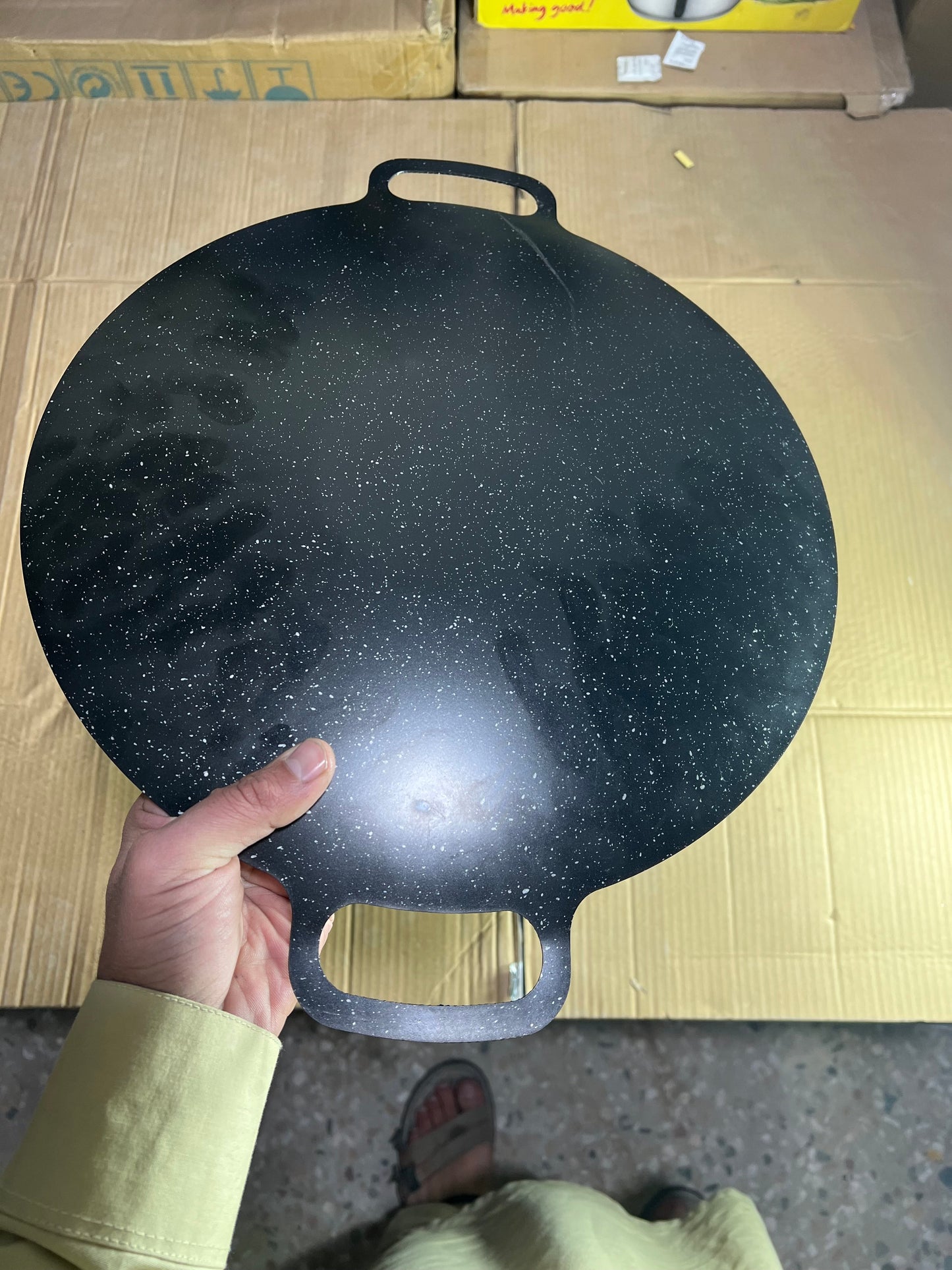 Germany lot imported stainless steel granite tawa 34cm