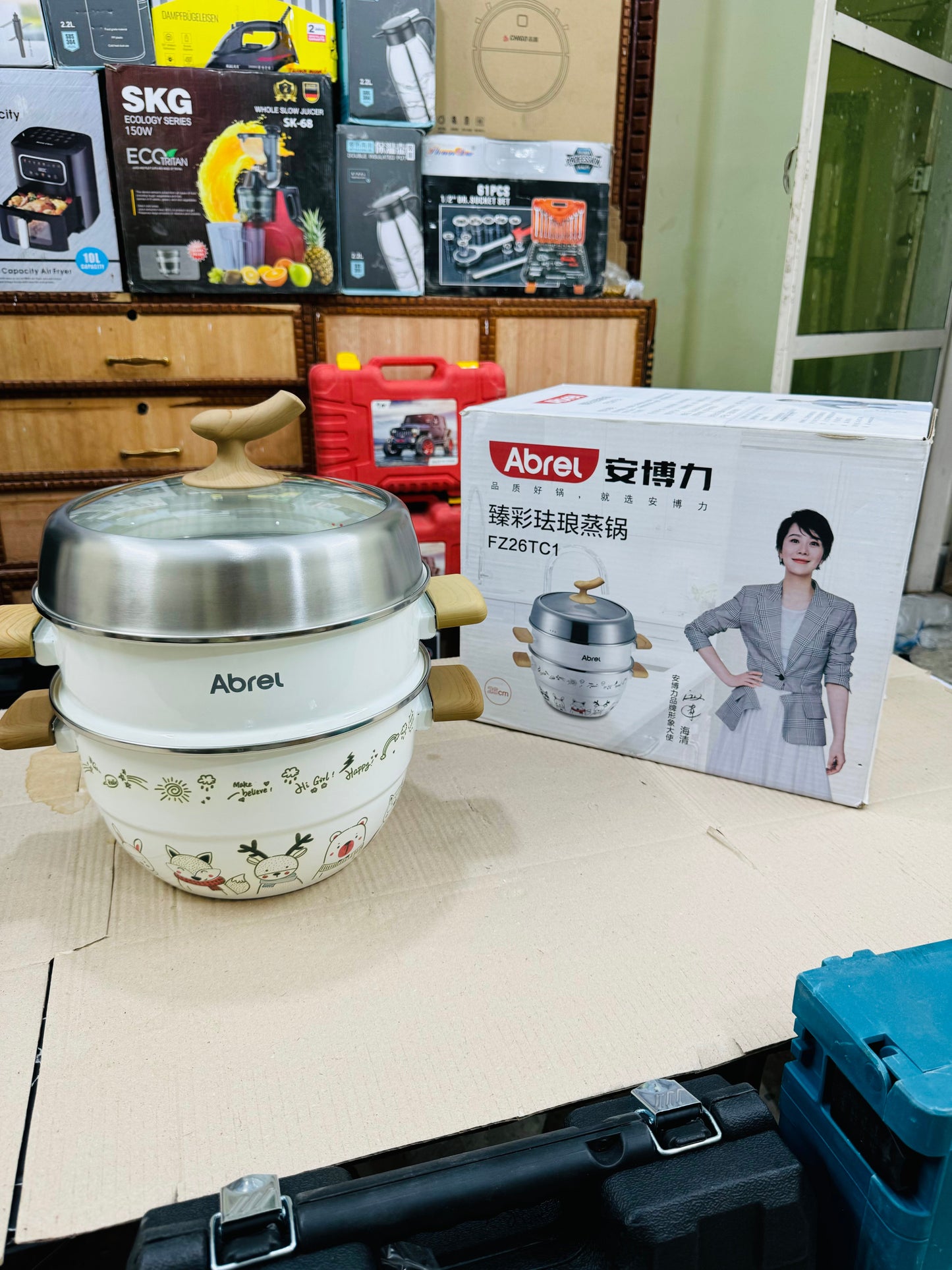 Japan lot handi & food steamer